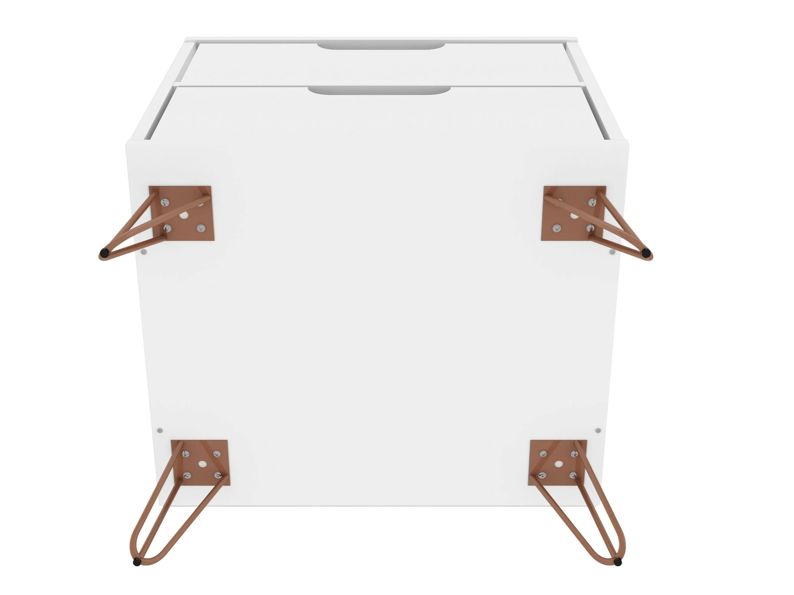 Rockefeller Nightstand 2.0 in White (set of 2) - Image 9