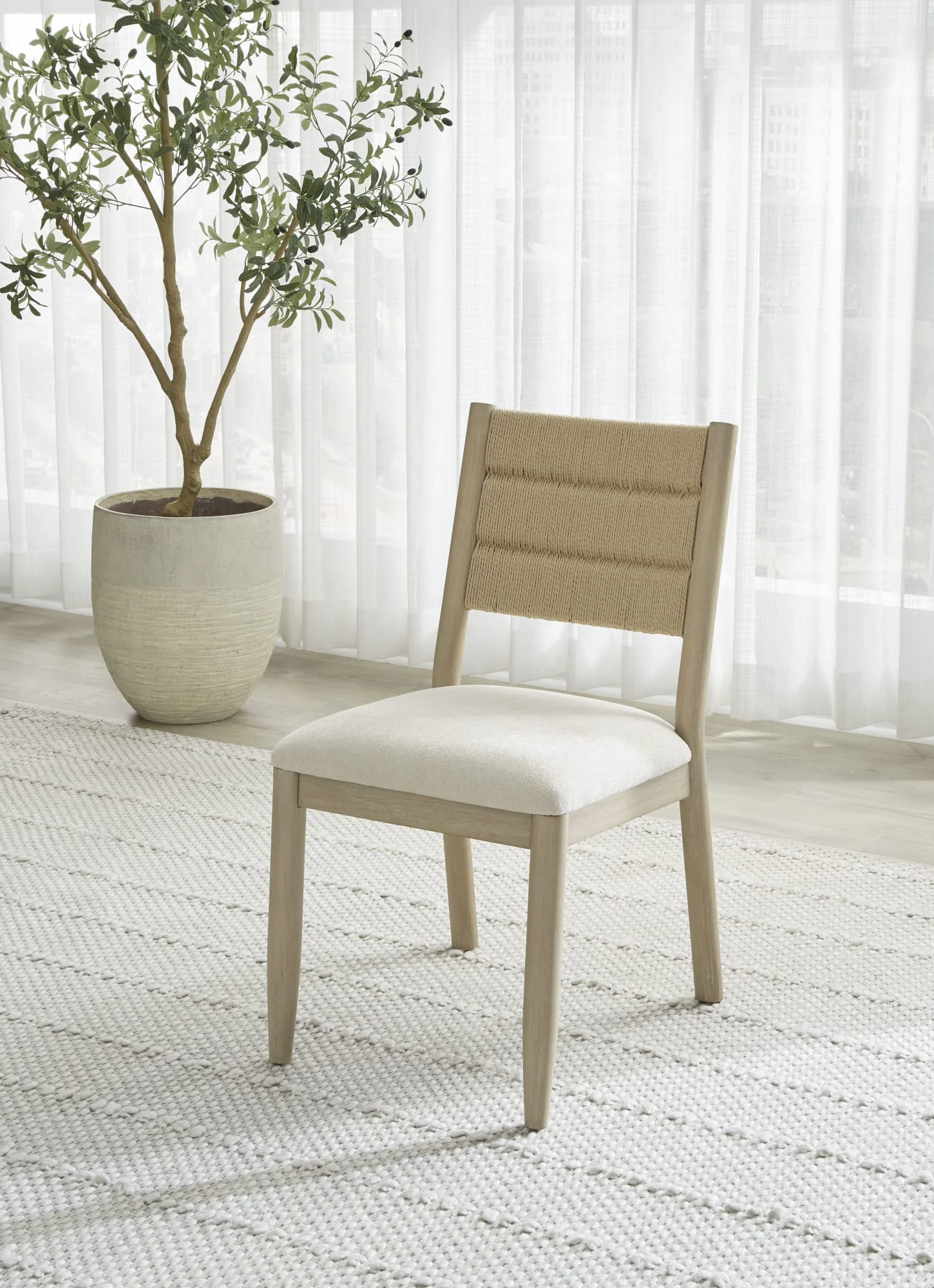 Rockport Chai Danish Cord Dining Chair (Set of 2) - Image 2