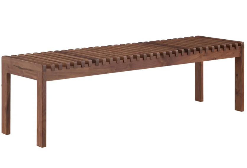 Rohe Bench Walnut Brown - Image 2