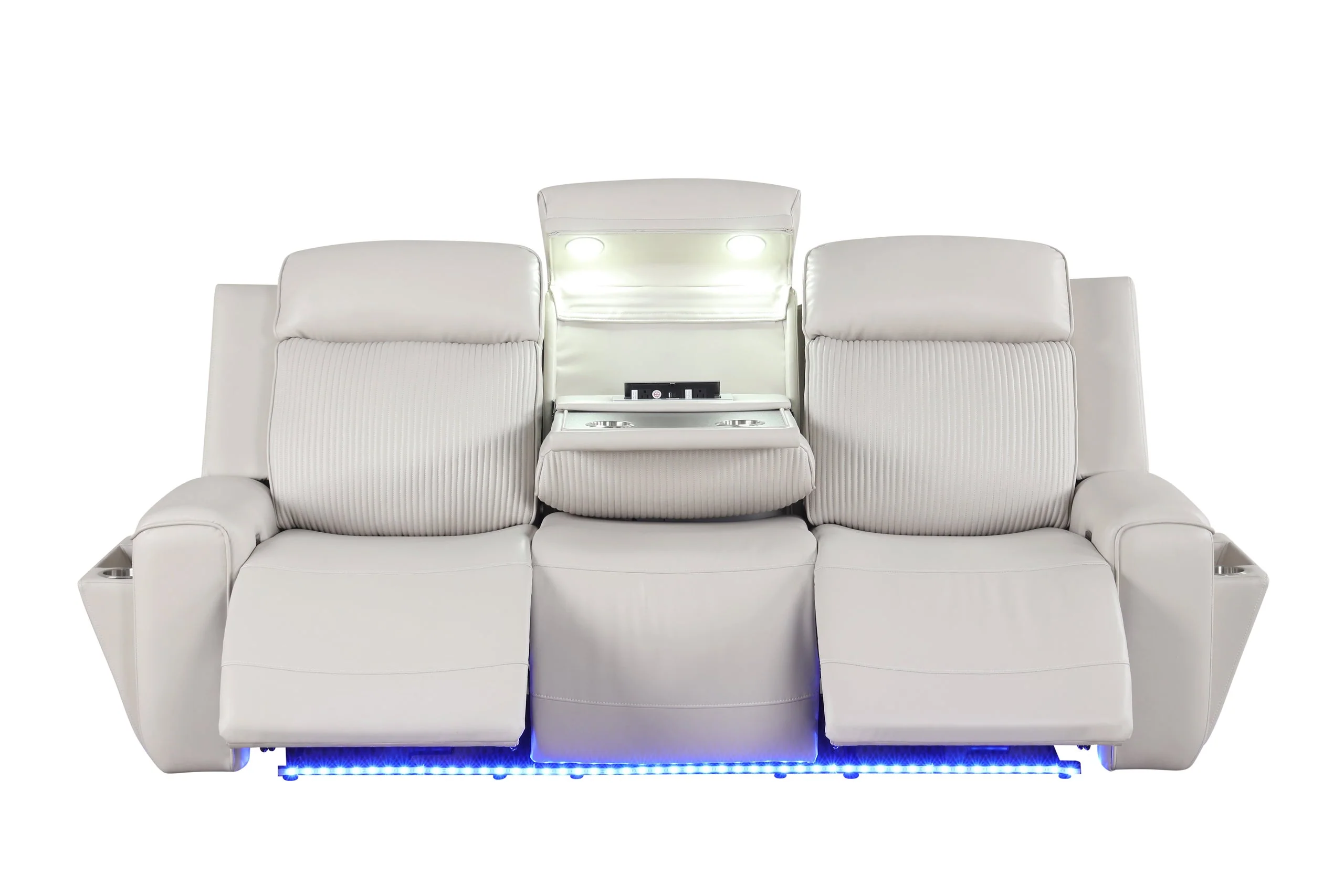 Rolls Royce Sand 3-Piece Reclining Living Room Set - Image 3