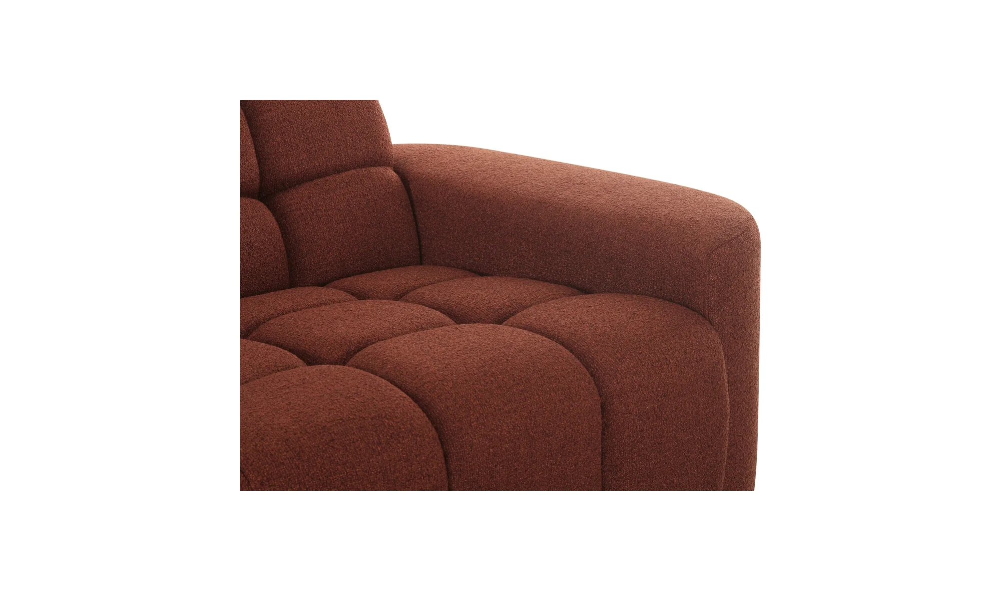 Roman L-Shaped Sectional Rust - Image 5