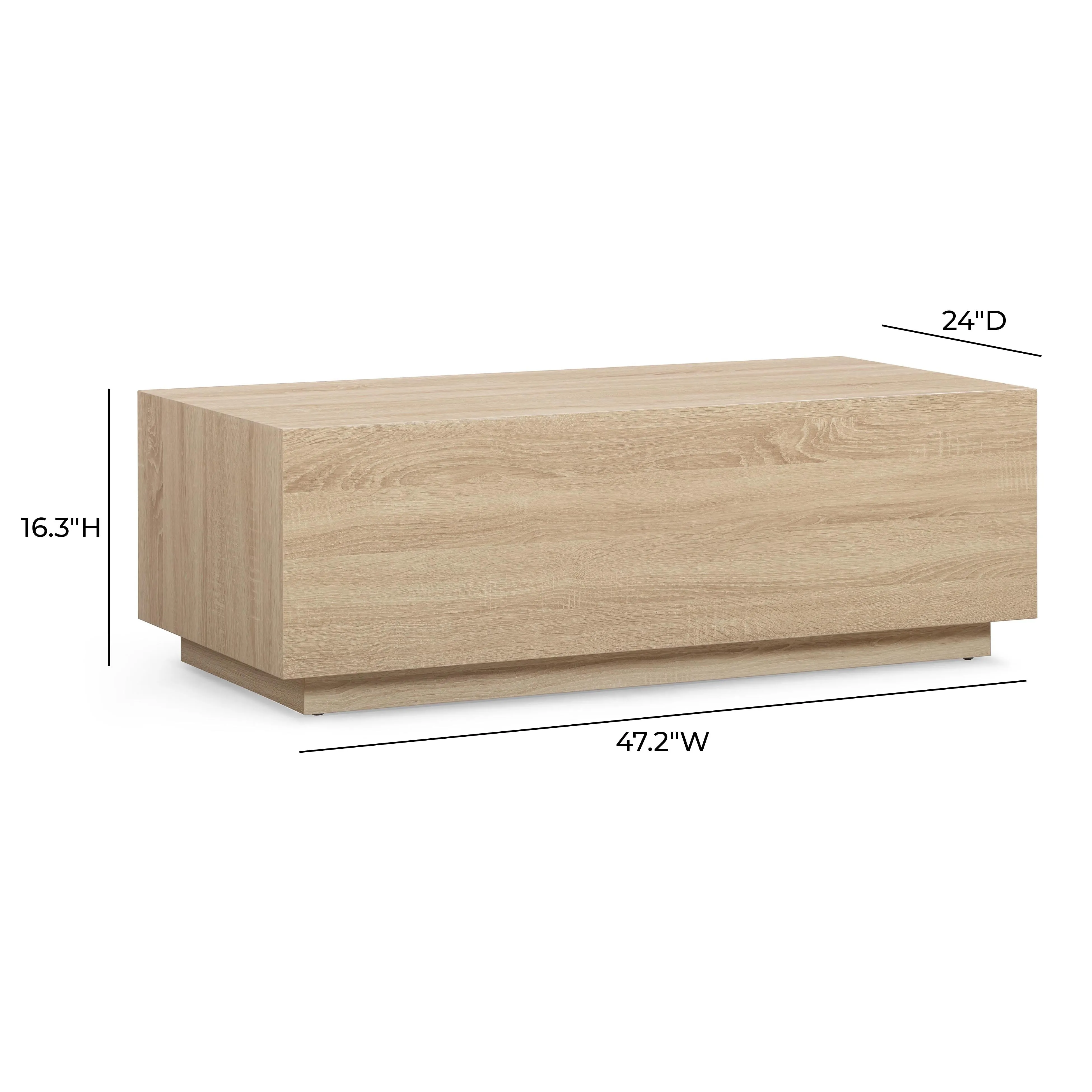 Romy 47" Rectangular Coffee Table - Image 9