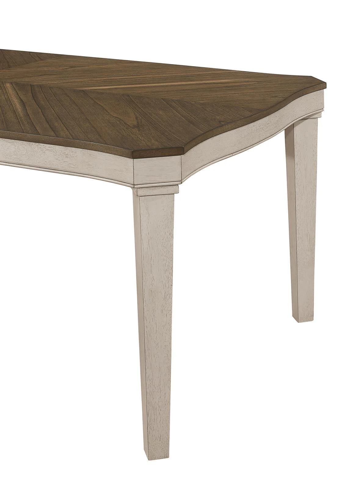 Ronnie Khaki/Rustic Cream 5-Piece Starburst Dining Set - Image 8