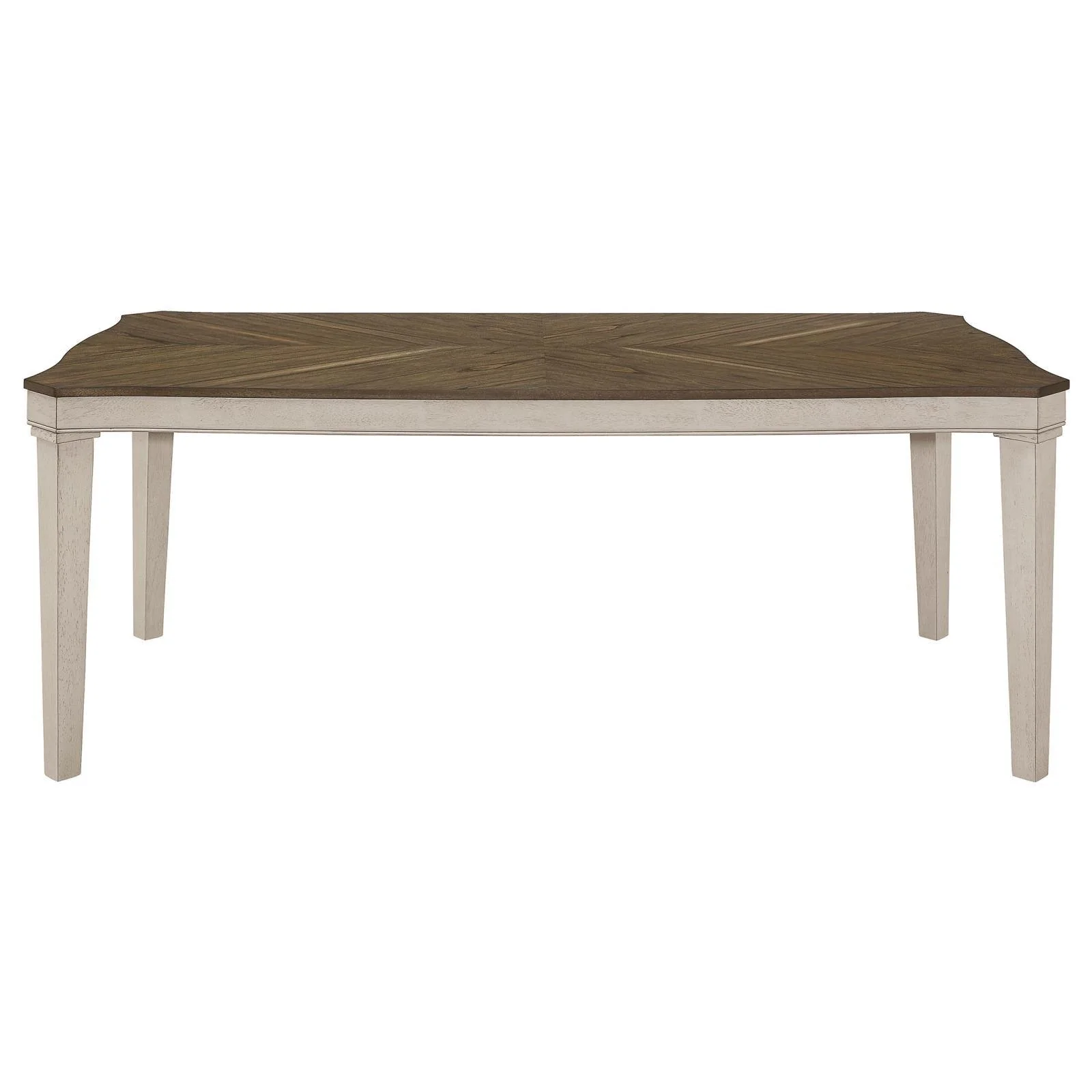 Ronnie Khaki/Rustic Cream 7-Piece Starburst Dining Set - Image 6
