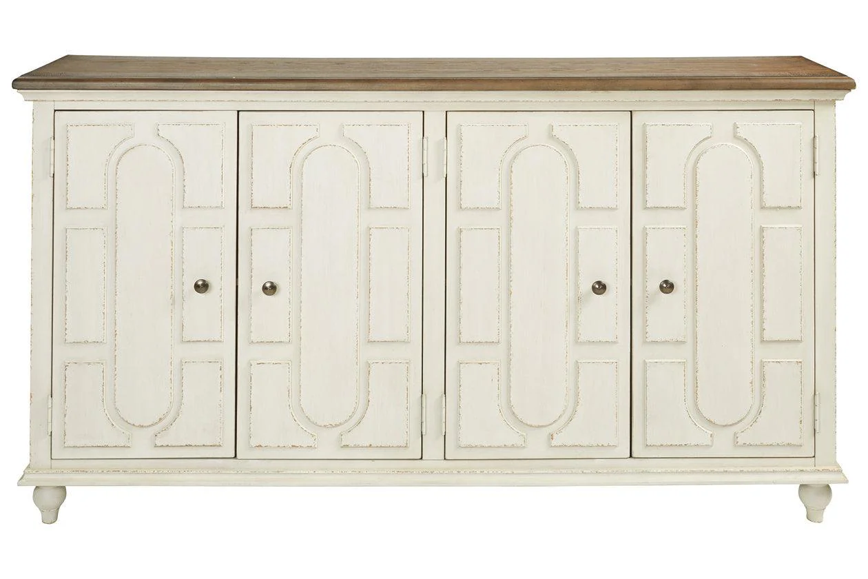Roranville Antique White Accent Cabinet - Image 2