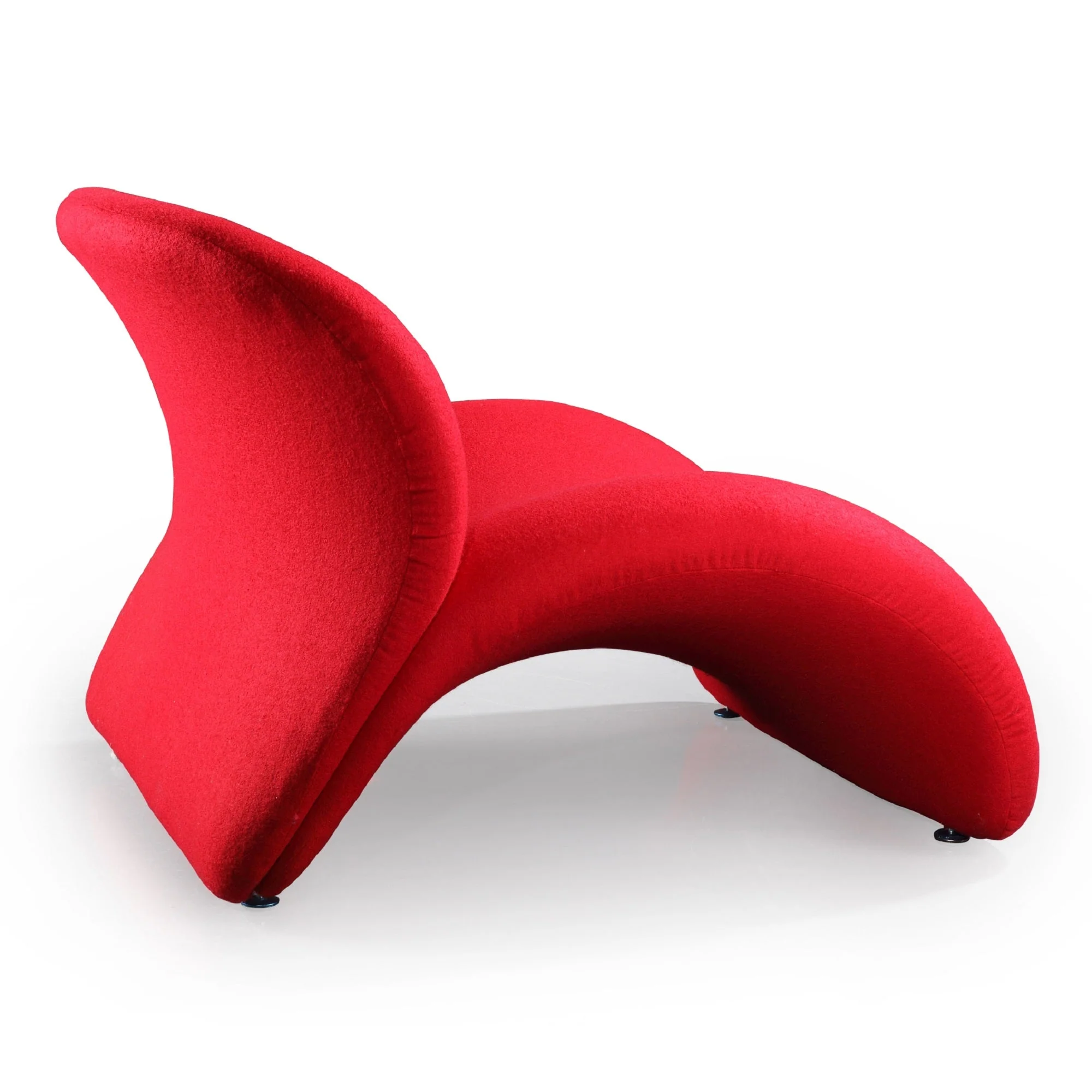 Rosebud Accent Chair in Red - Image 5