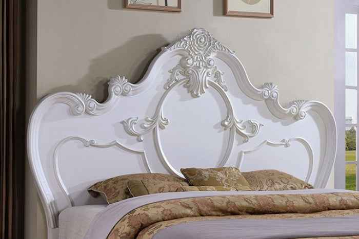 Roselli White 4-Piece Queen Bedroom Set - Image 4