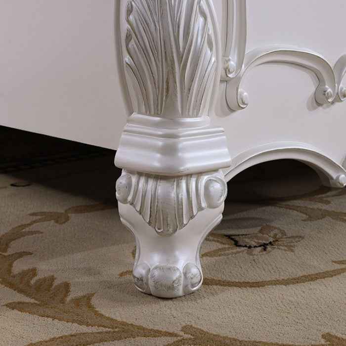 Roselli White 4-Piece Queen Bedroom Set - Image 5