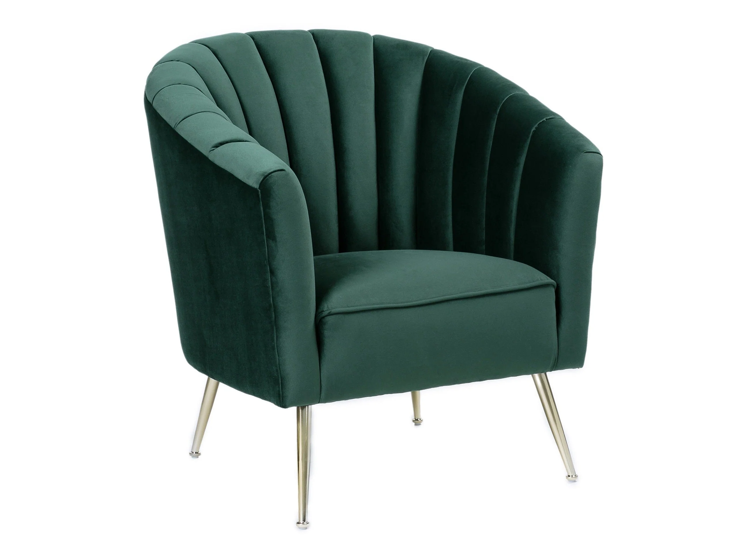 Rosemont Accent Chair in Green and Gold