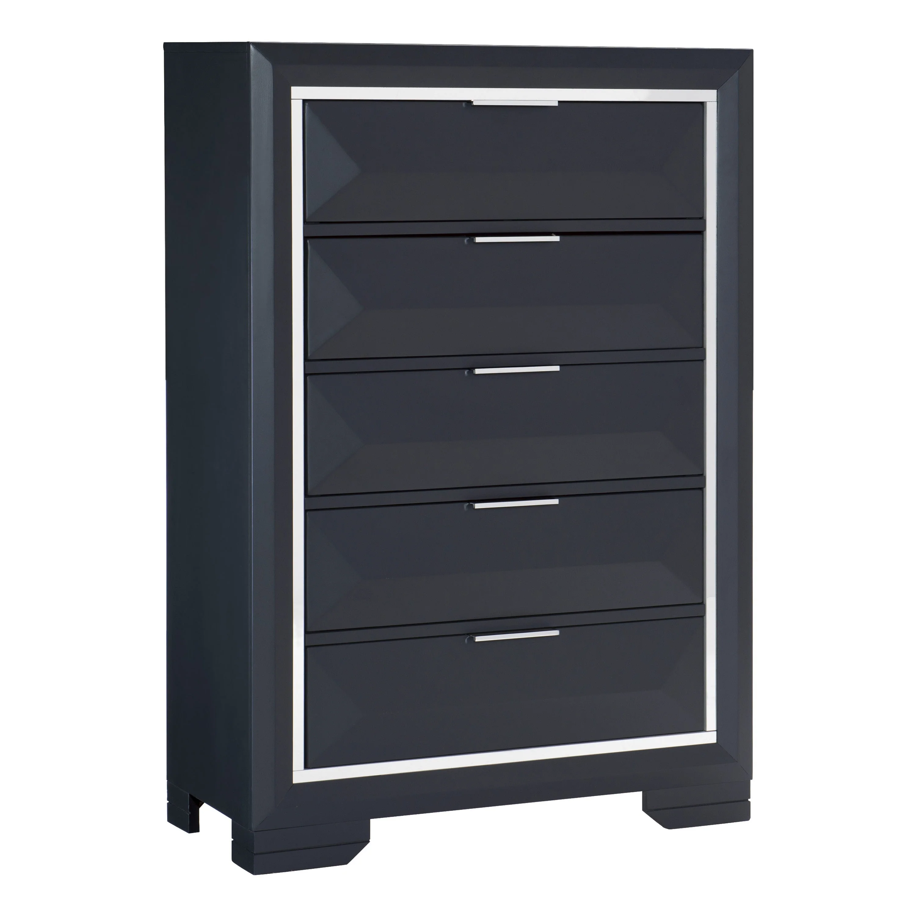 Rosemont Midnight Blue Storage Platform Bedroom Set - Image 15
