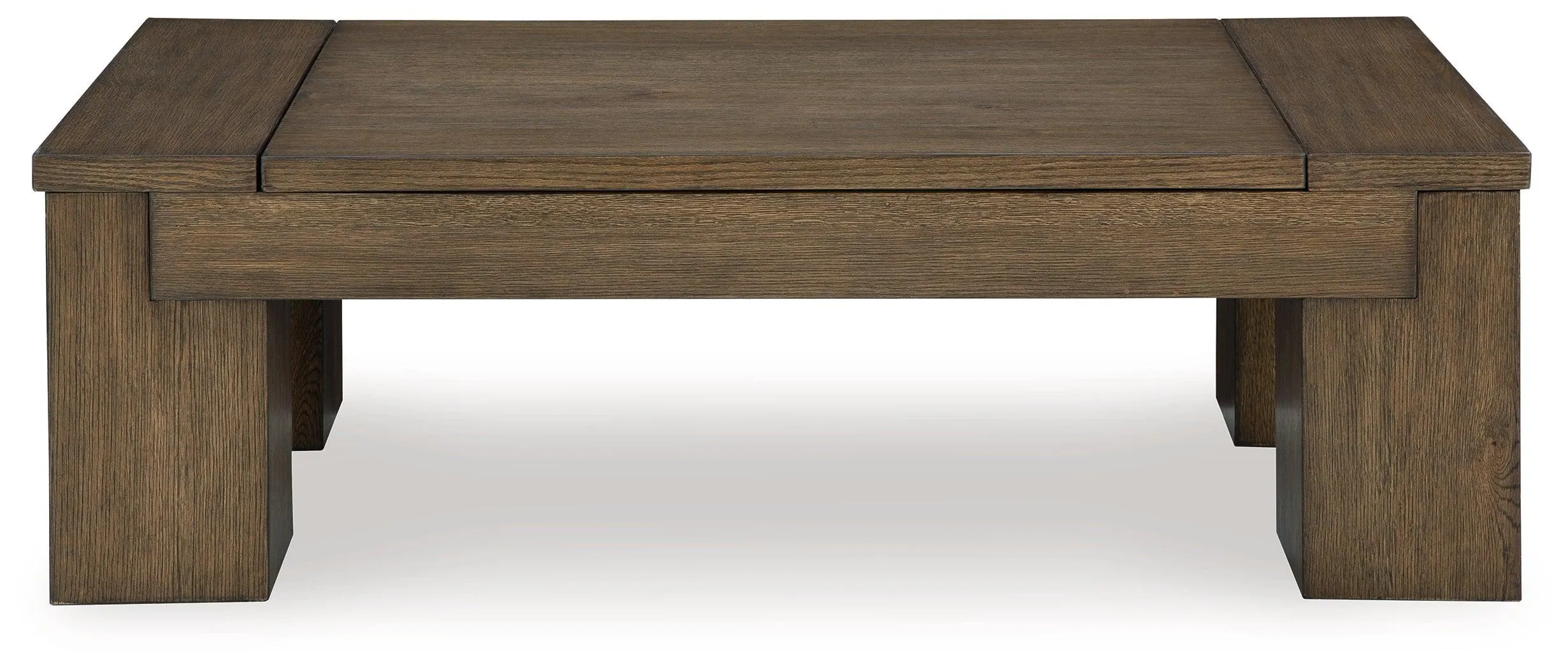 Rosswain Warm Brown Lift-Top Coffee Table - Image 3
