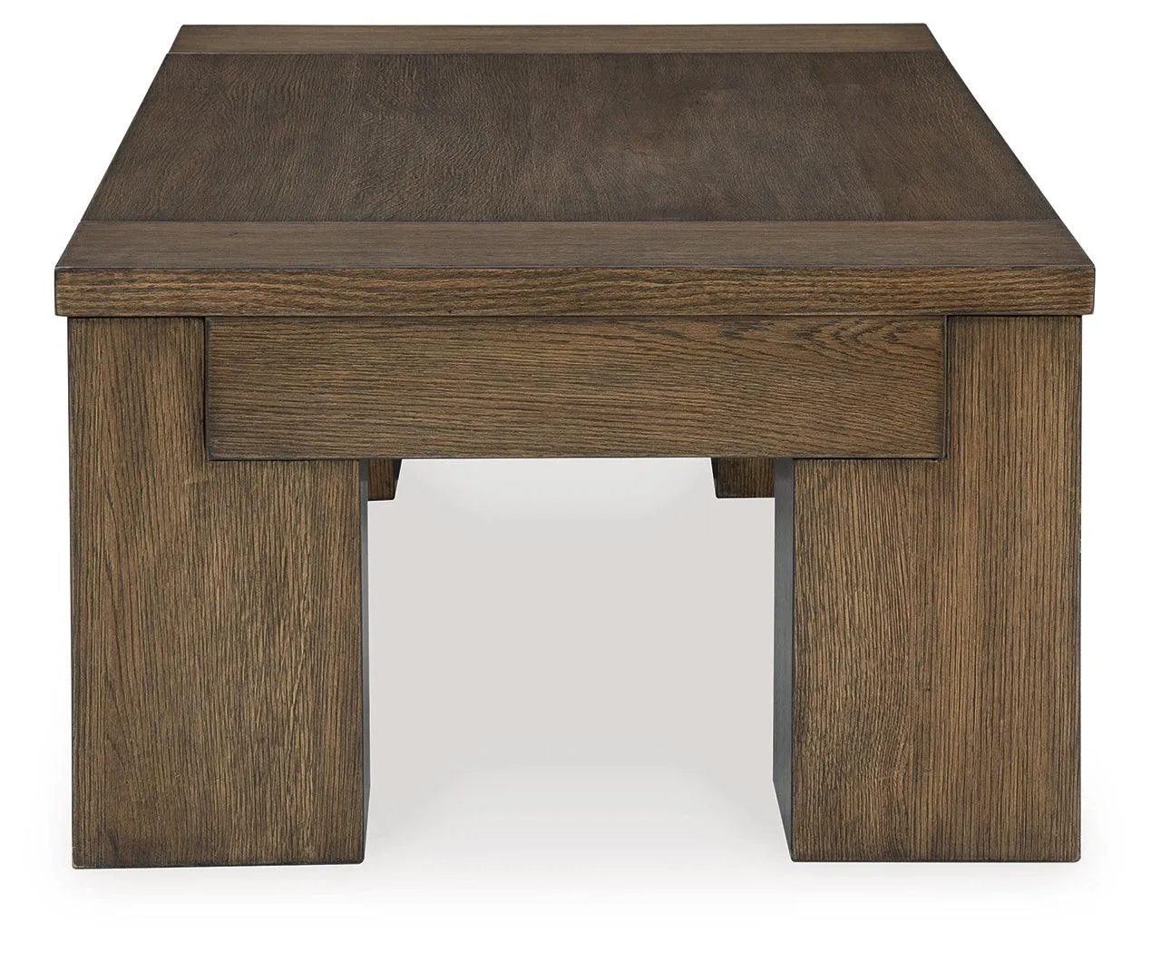 Rosswain Warm Brown Lift-Top Coffee Table - Image 4