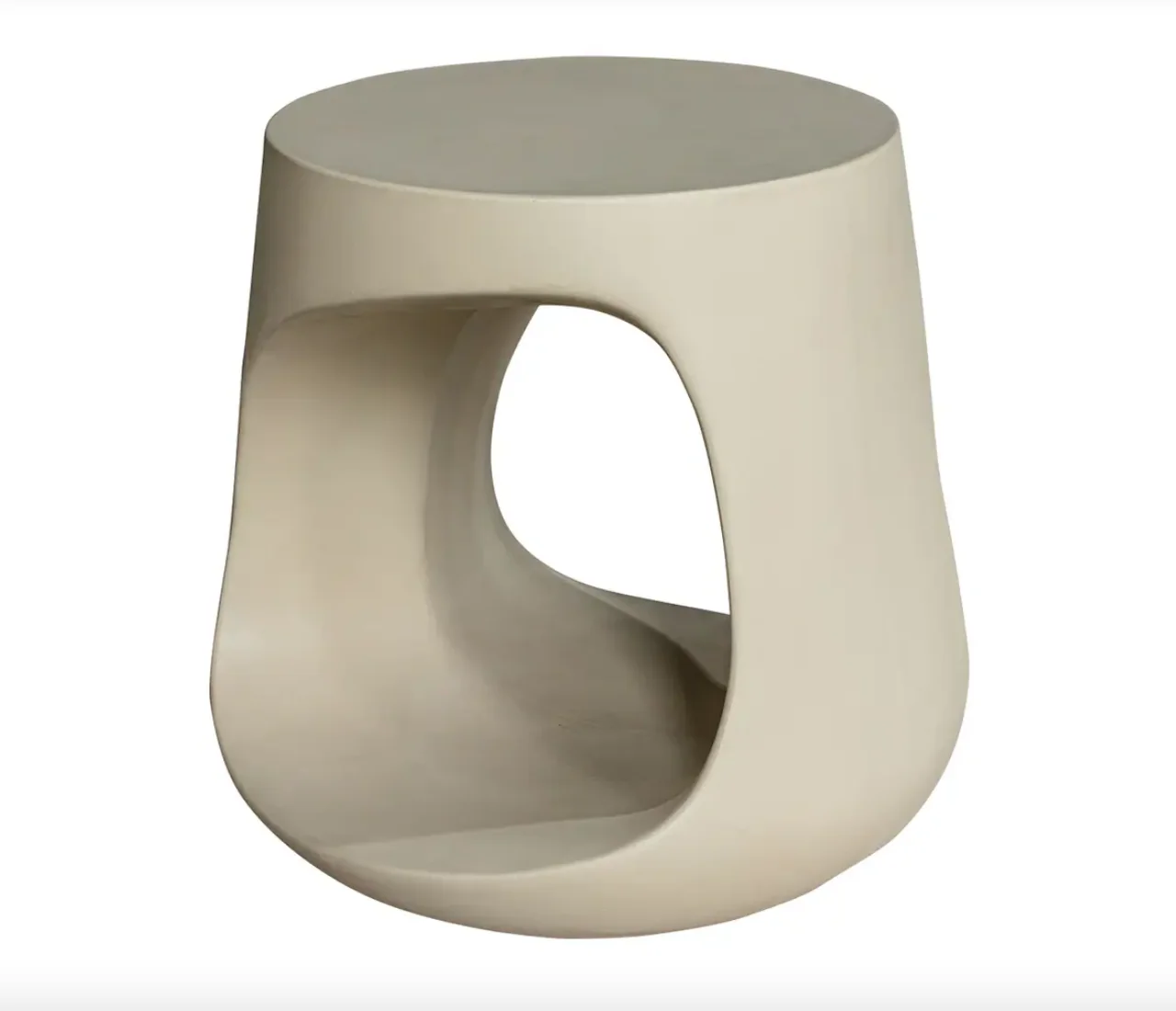Rothko Outdoor Stool Cream - Image 2