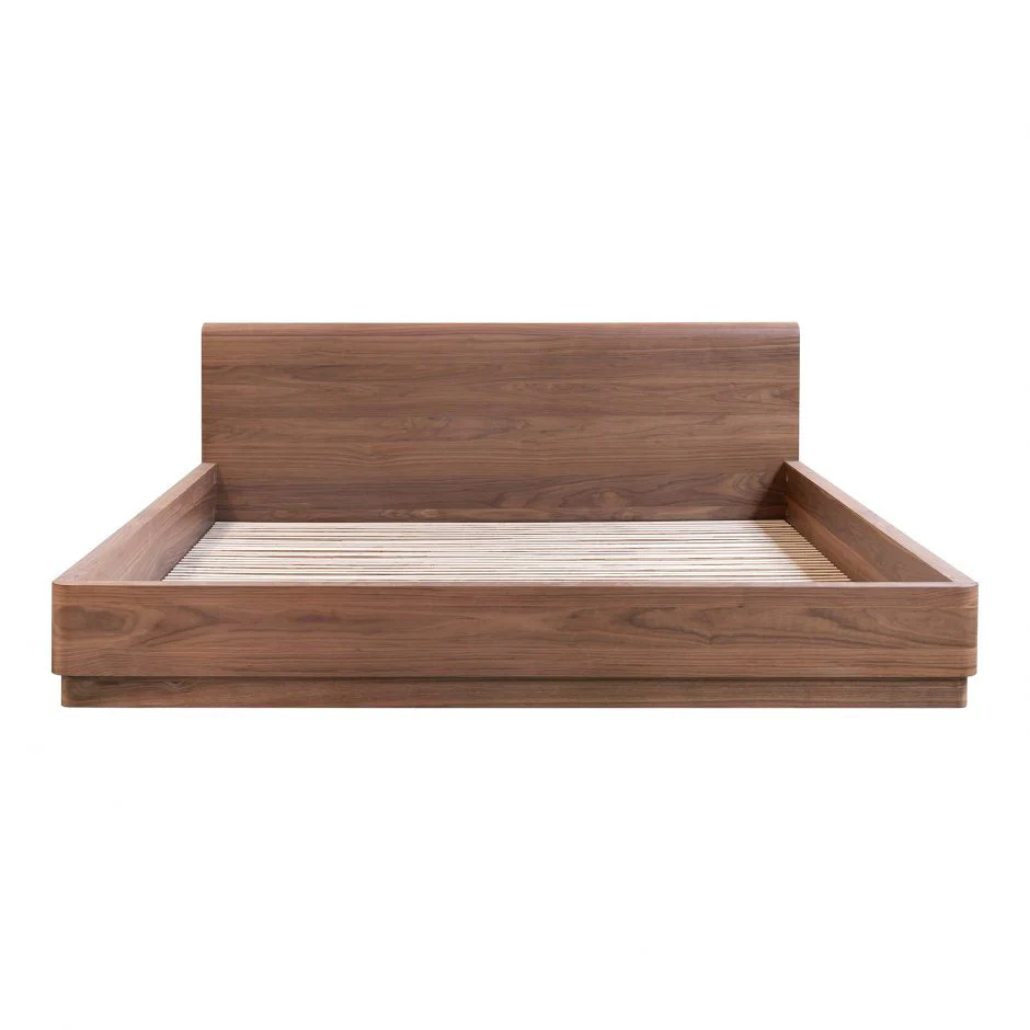Round Off Bed - Walnut - King - Image 2