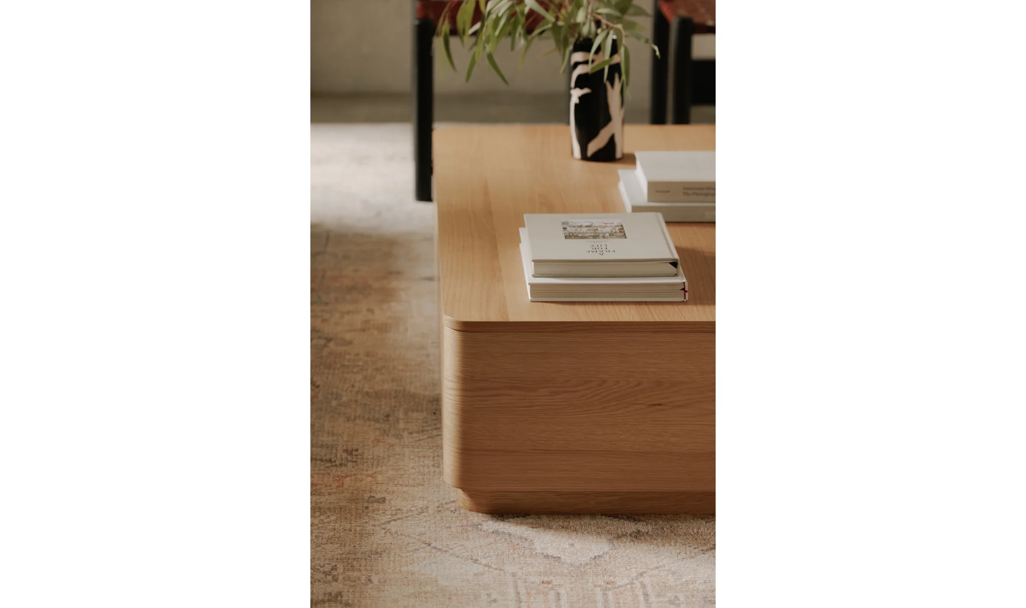 Round Off Coffee Table Natural Oak - Image 6