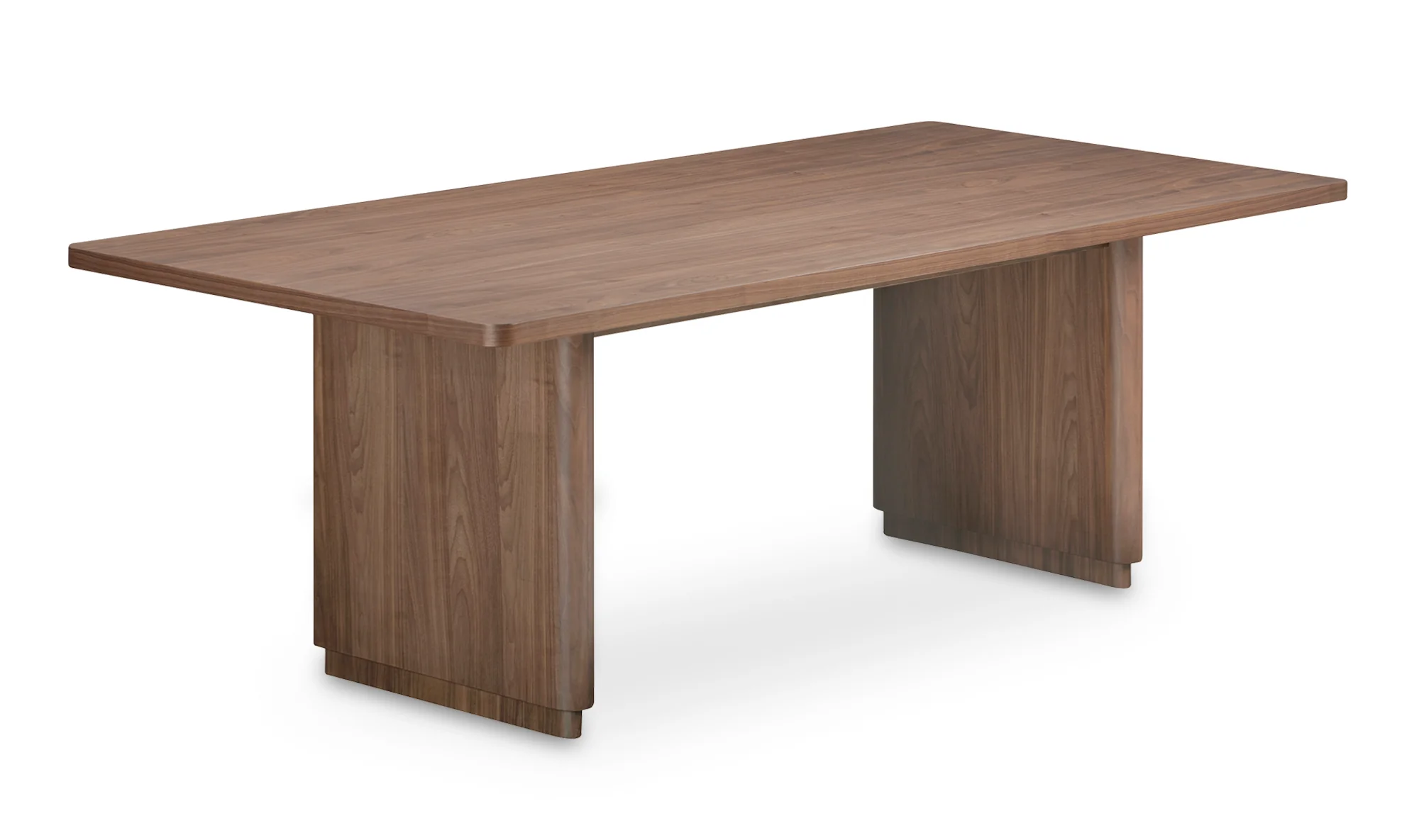 Round Off Small Dining Table Walnut Brown - Image 2