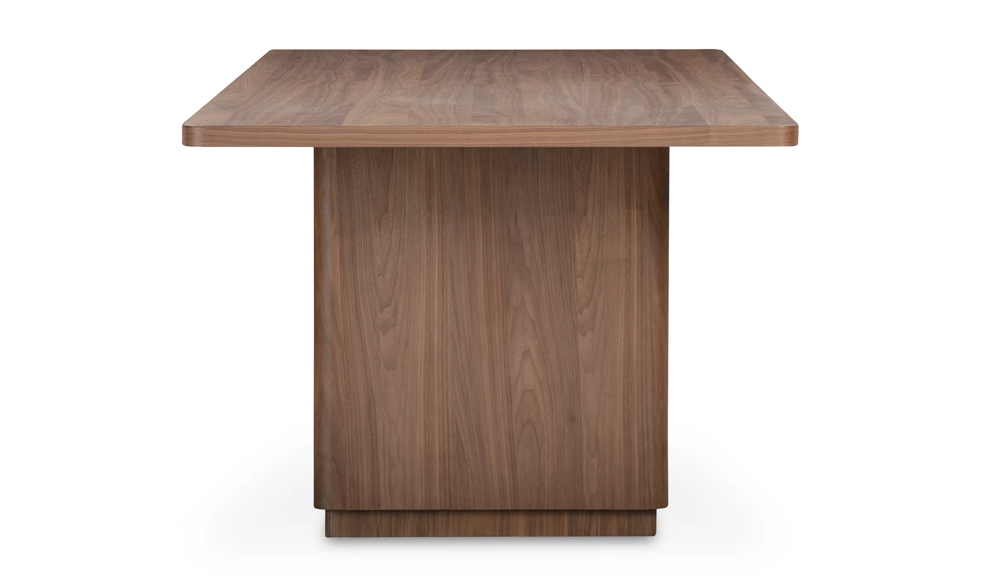 Round Off Small Dining Table Walnut Brown - Image 3