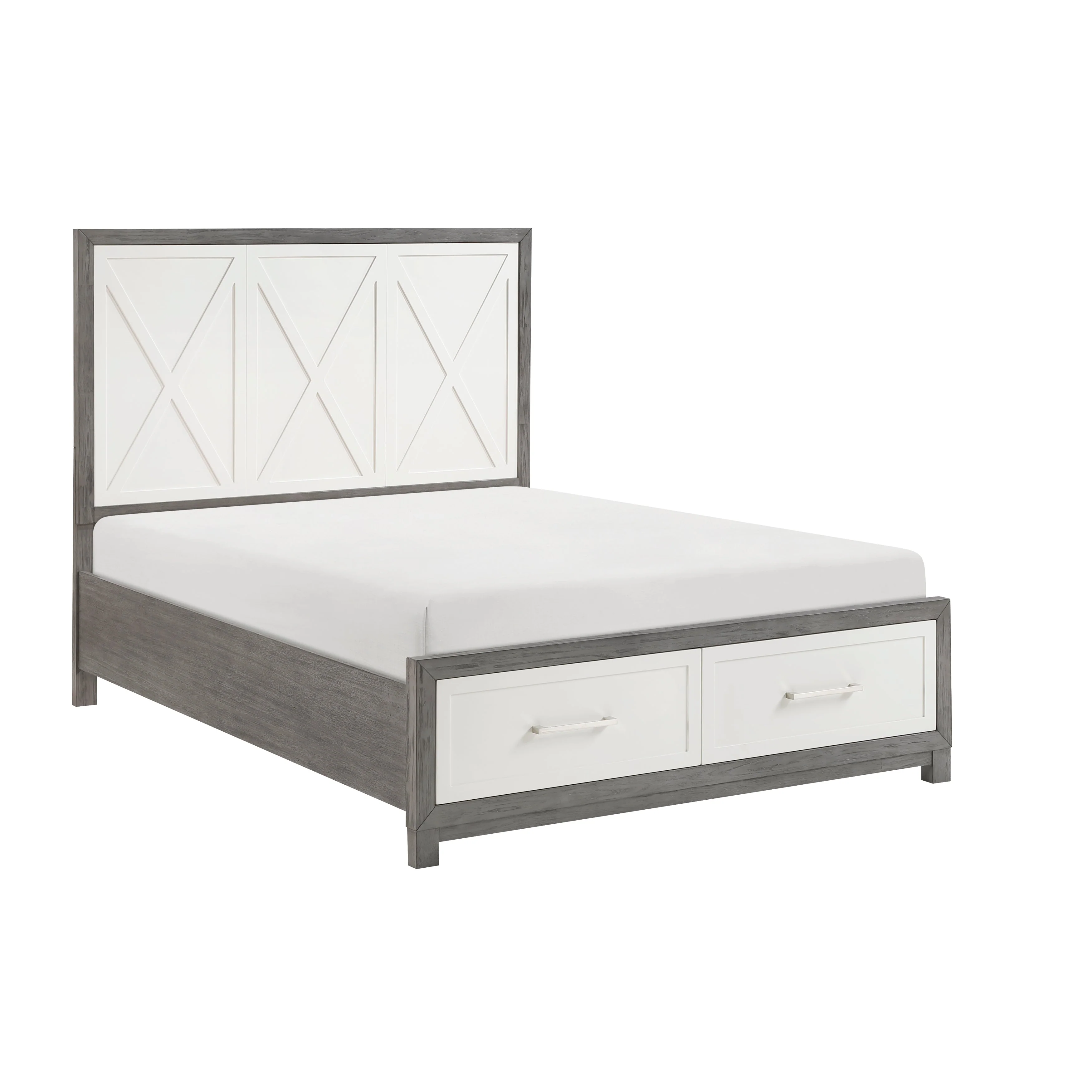 Rowan Two-tone Queen Storage Platform Bed - Image 2
