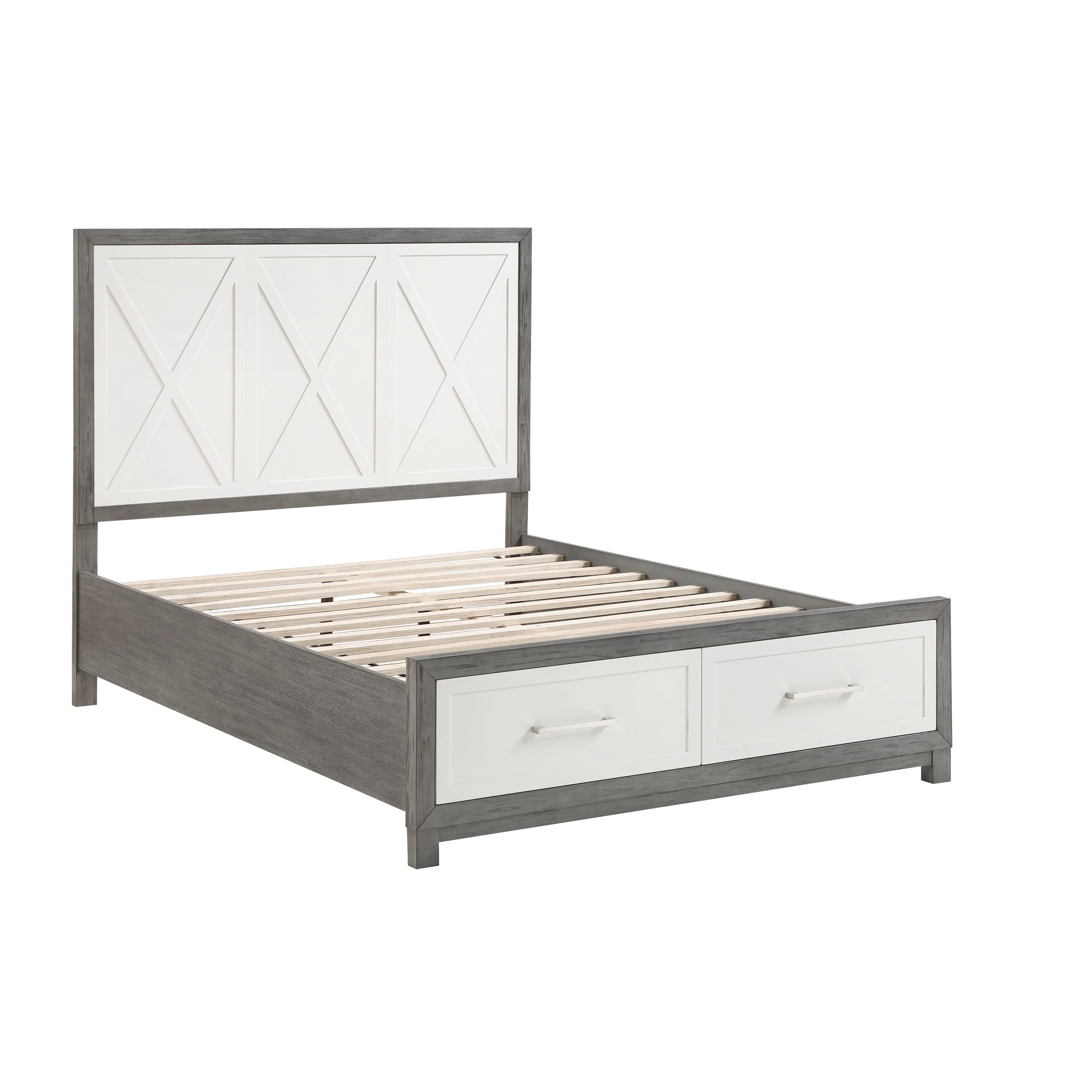 Rowan Two-tone Queen Storage Platform Bed - Image 3