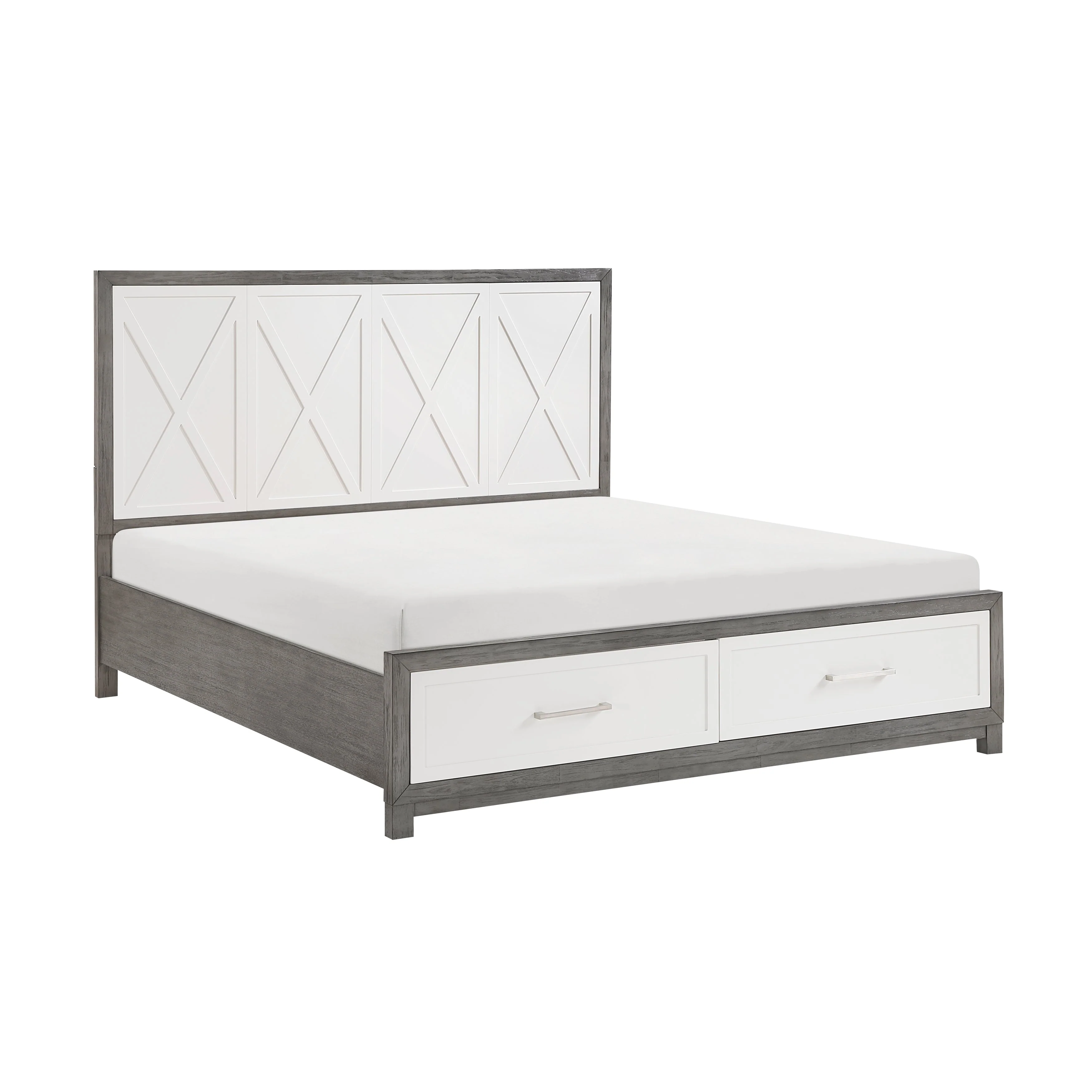 Rowan Two-tone Storage Platform Bedroom Set - Image 4