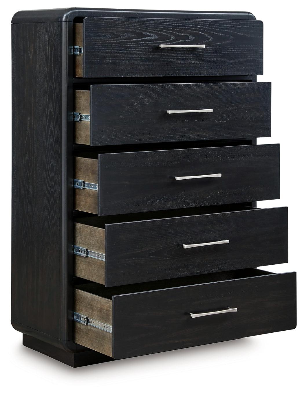 Rowanbeck Black Chest of Drawers - Image 2