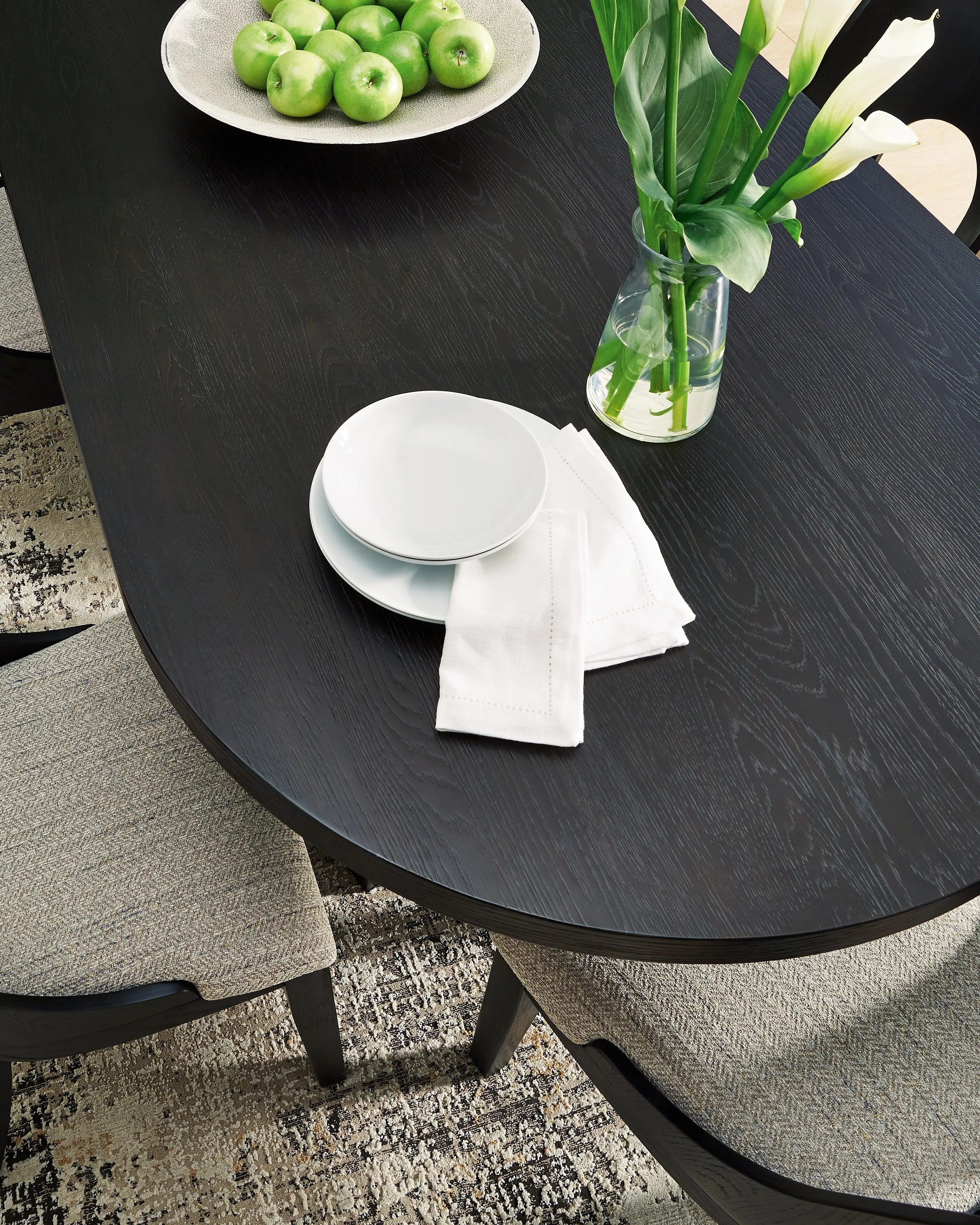 Rowanbeck Black Dining Table - Image 3