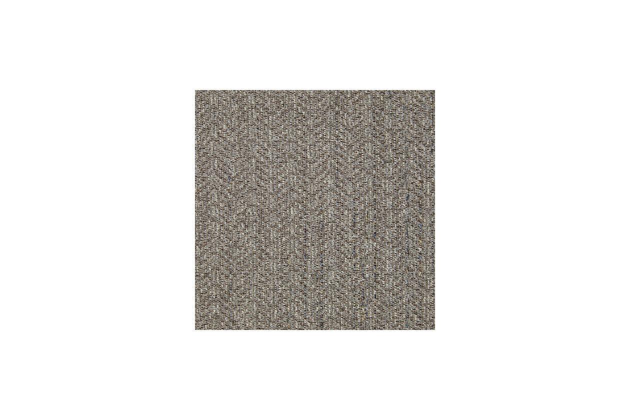Rowanbeck Gray/Black California King Upholstered Panel Bed - Image 9