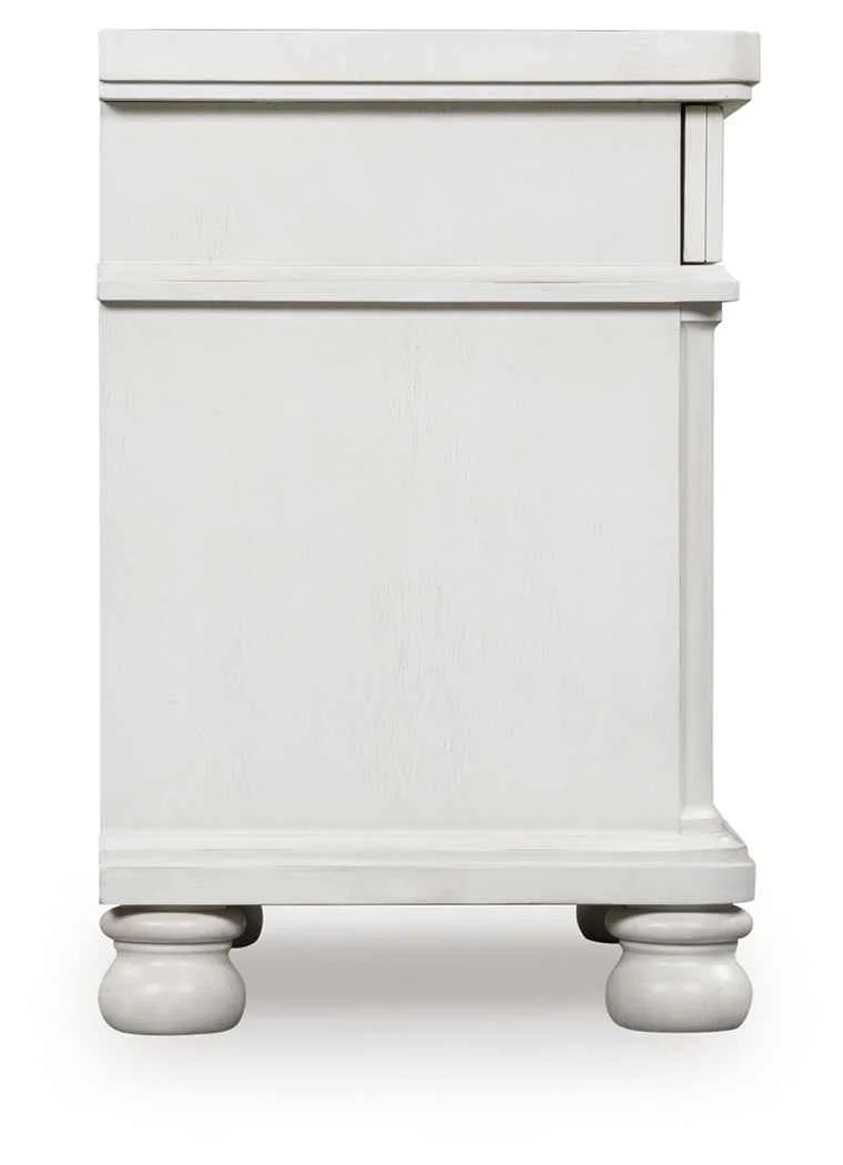 Rowlenstown Antique White Nightstand - Image 4