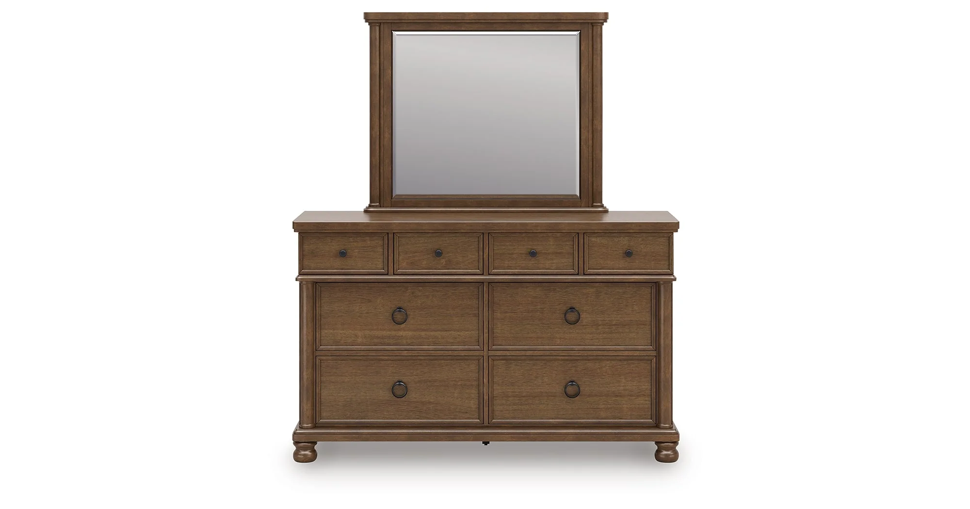 Rowlenstown Brown Dresser and Mirror - Image 7