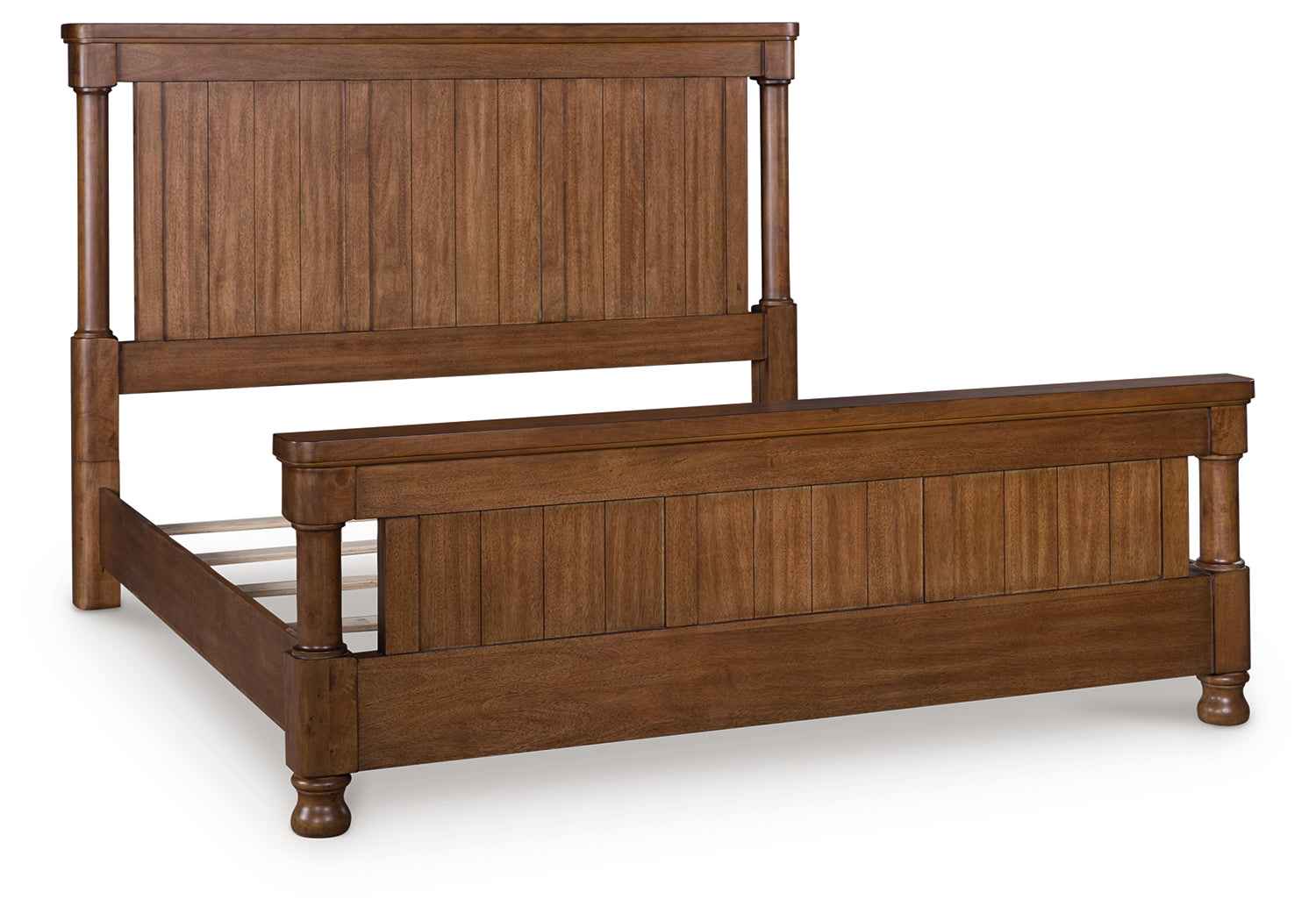 Rowlenstown Brown Queen Poster Bed - Image 2