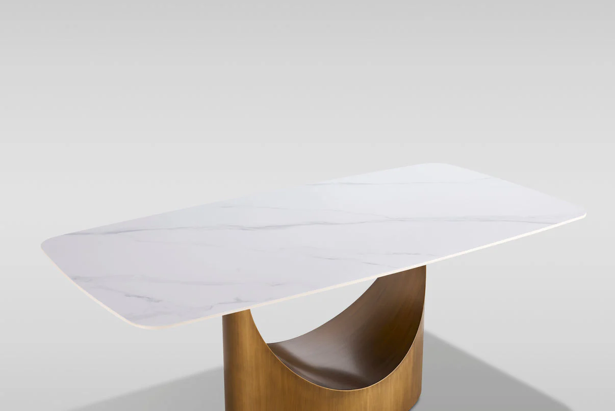 Roxy (White/Bronze) Dining Room Set - Image 10