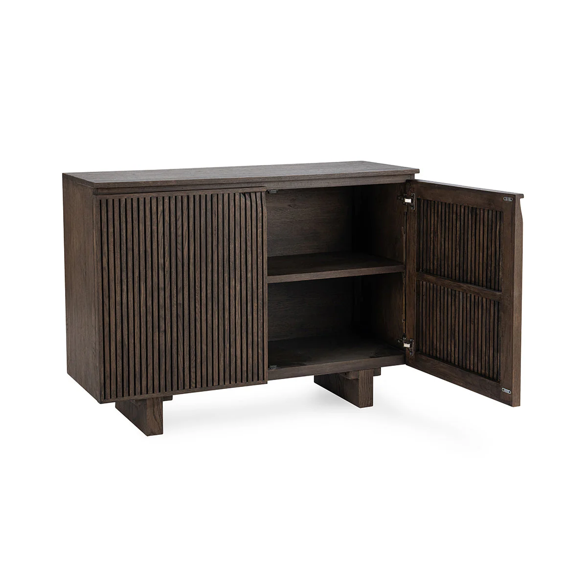 Roya 2 Door Cabinet - Toasted Brown - Image 6