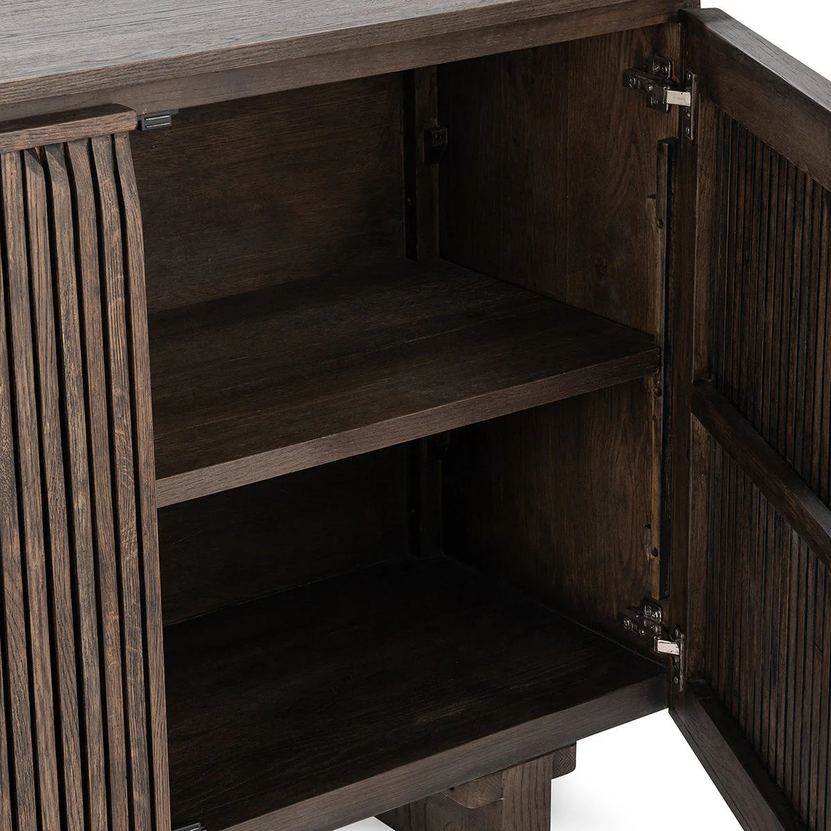 Roya 2 Door Cabinet - Toasted Brown - Image 7