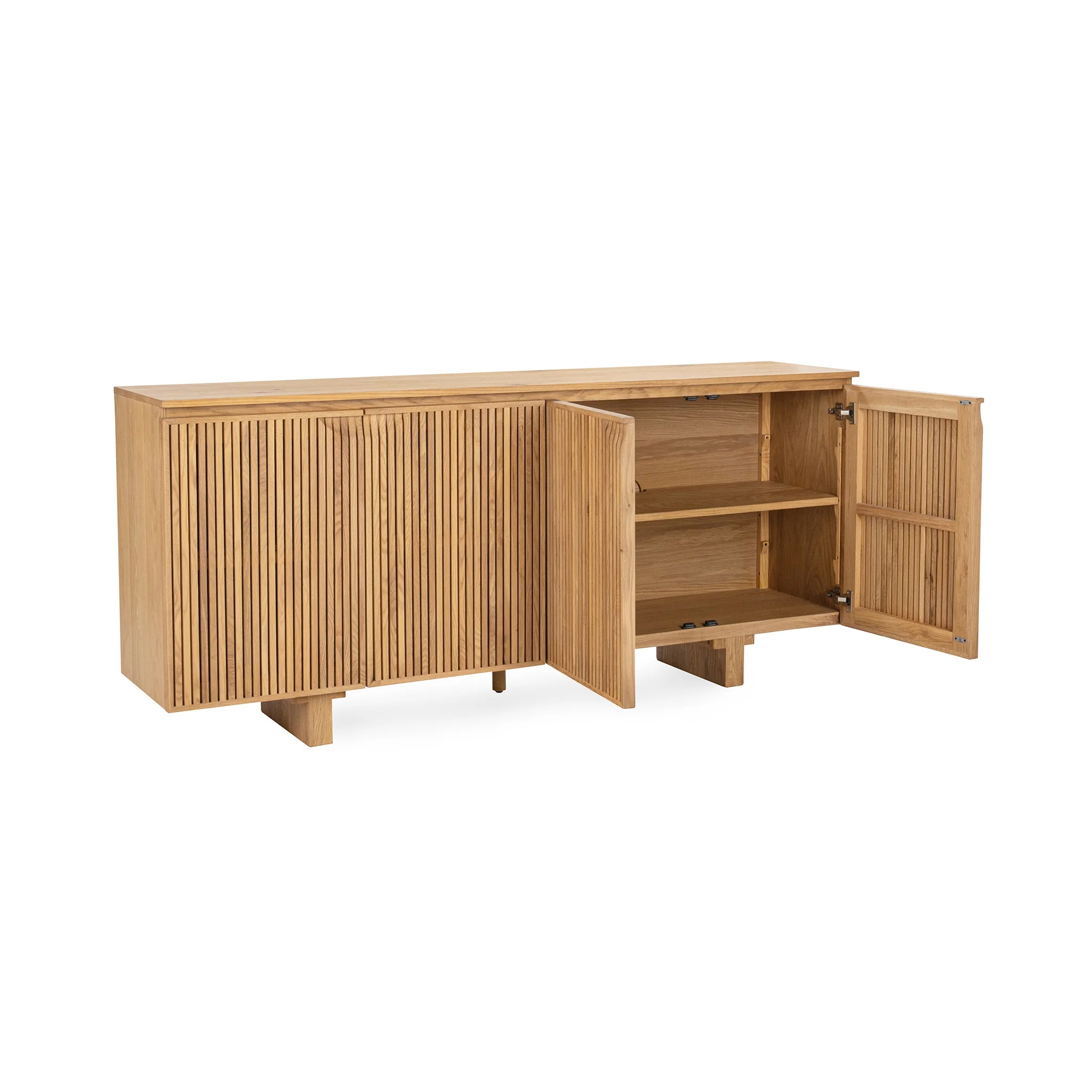 Roya 4 Door Cabinet - Natural - Image 5