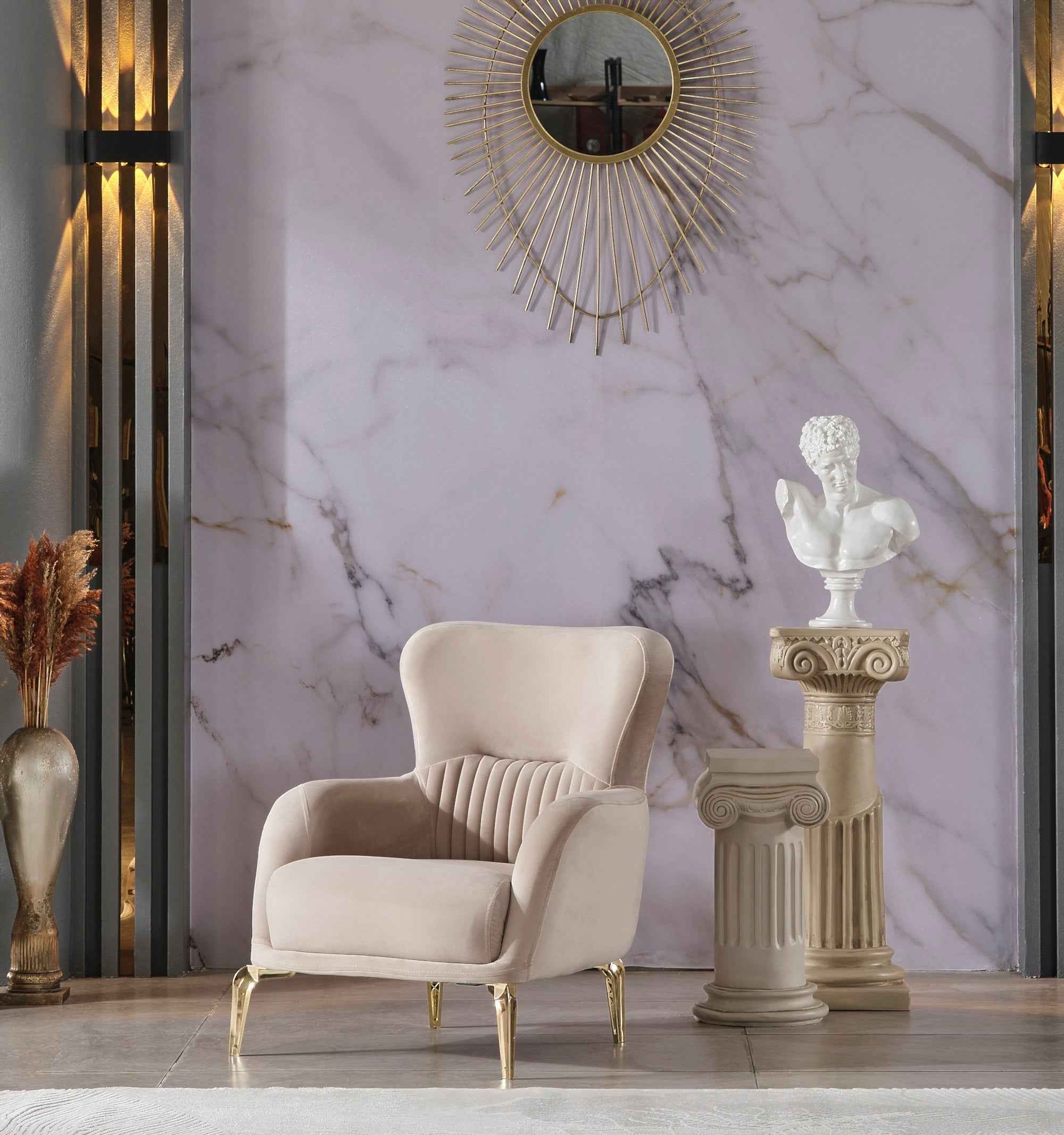 Royal Chair  Beige - Image 2