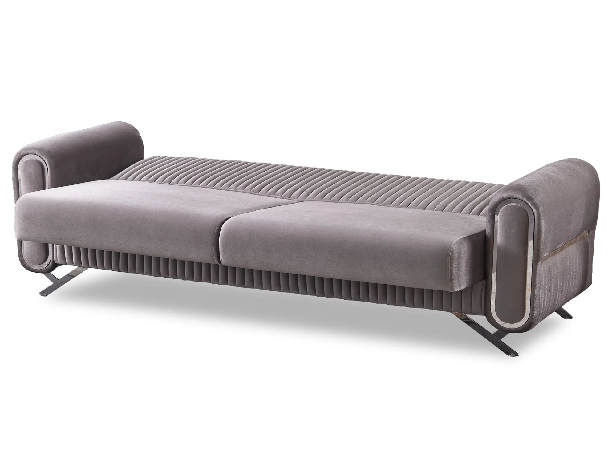 Royal Light Grey 3-pieces (Sofa & Loveseat & Chair) Living Room Set - Image 7