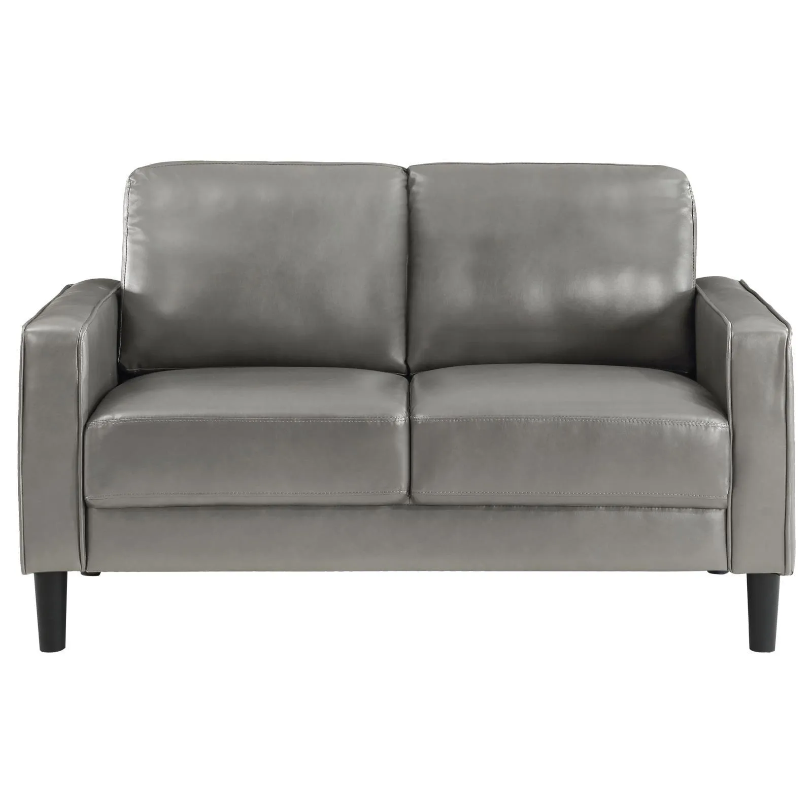 Ruth 2-piece Upholstered Track Arm Sofa Set Grey - Image 8