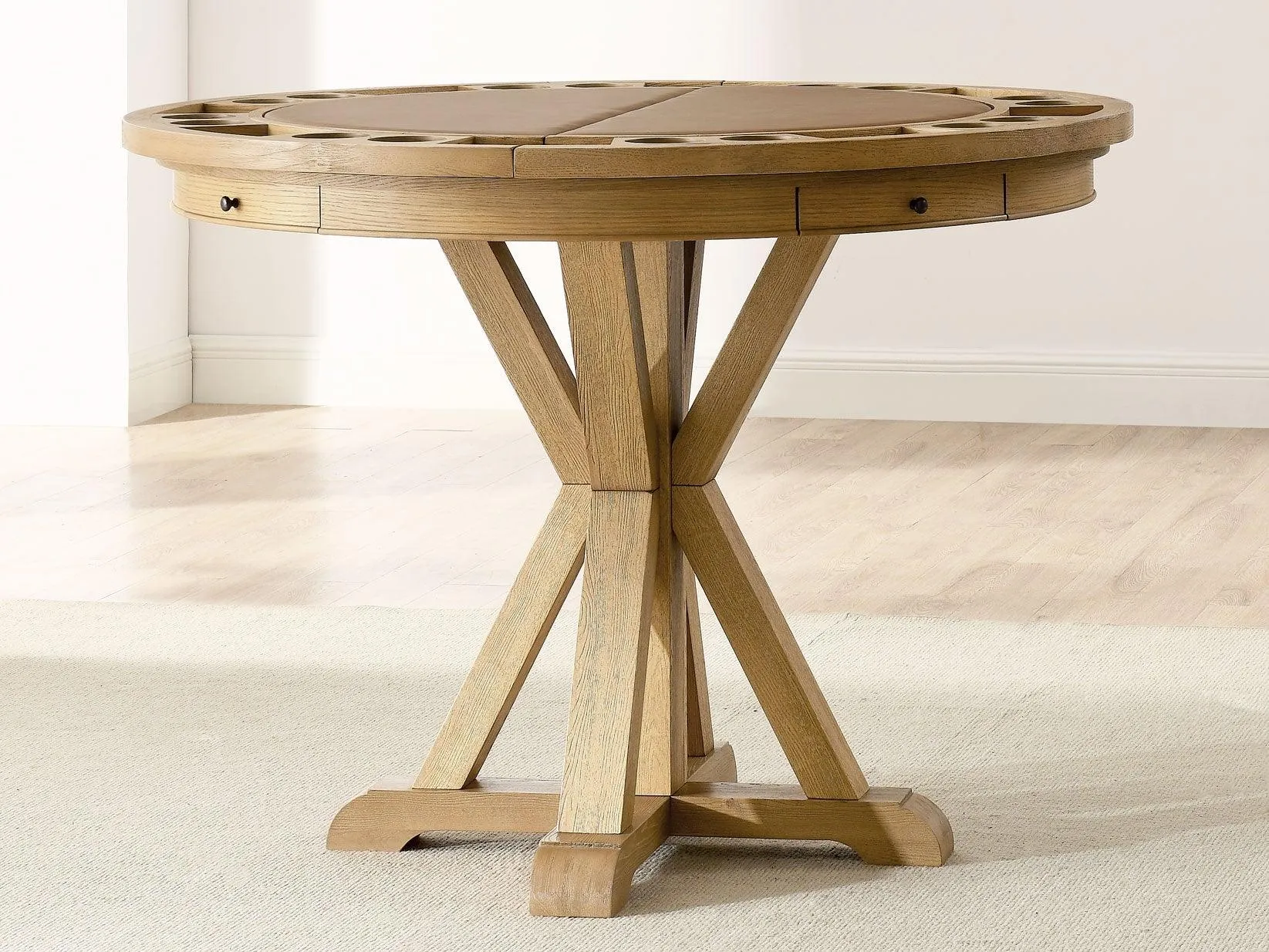 Rylie 6-Piece Counter Game Dining Set, Natural Finish - Image 4
