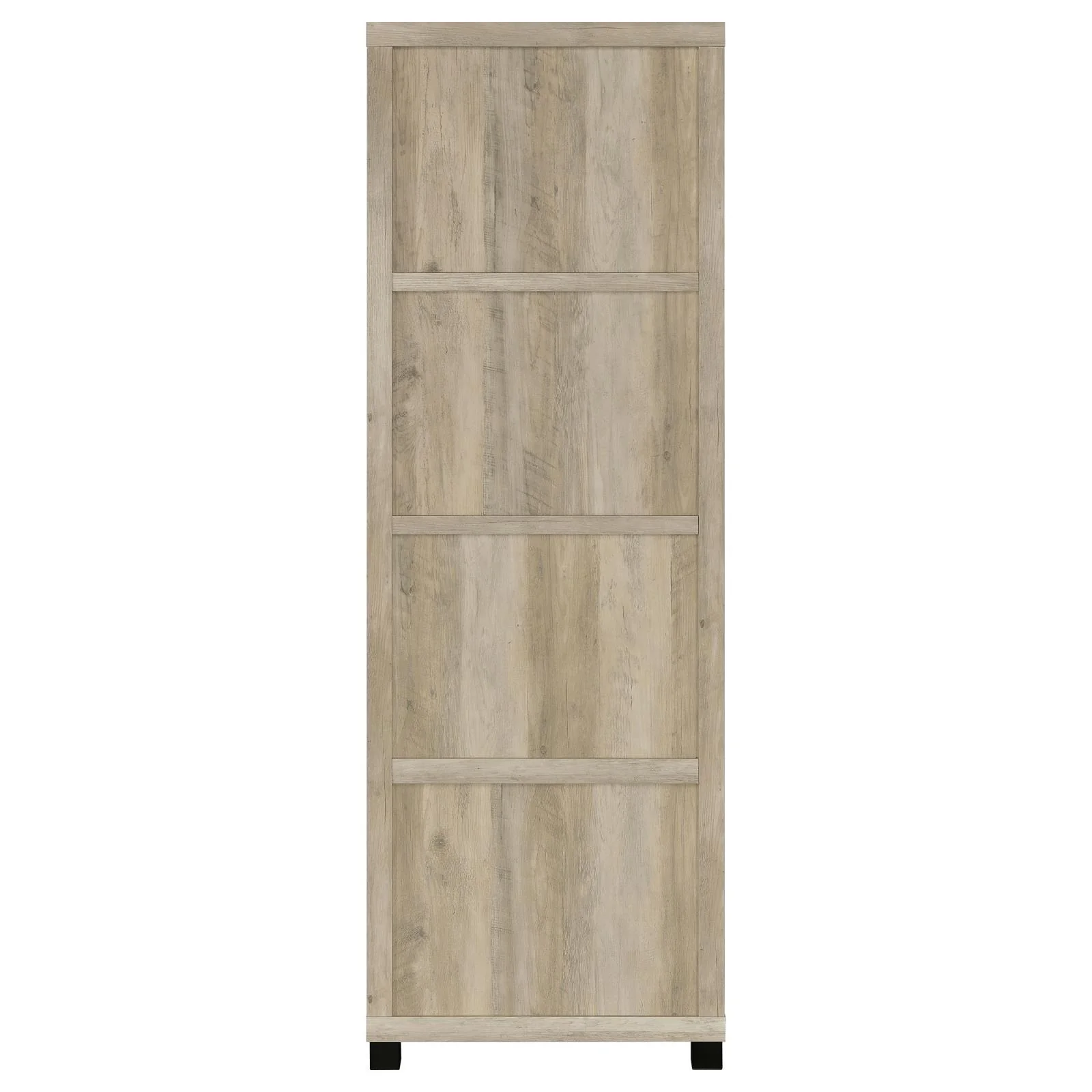 Sachin Antique Pine 3-shelf Media Tower With Storage Cabinet - Image 6