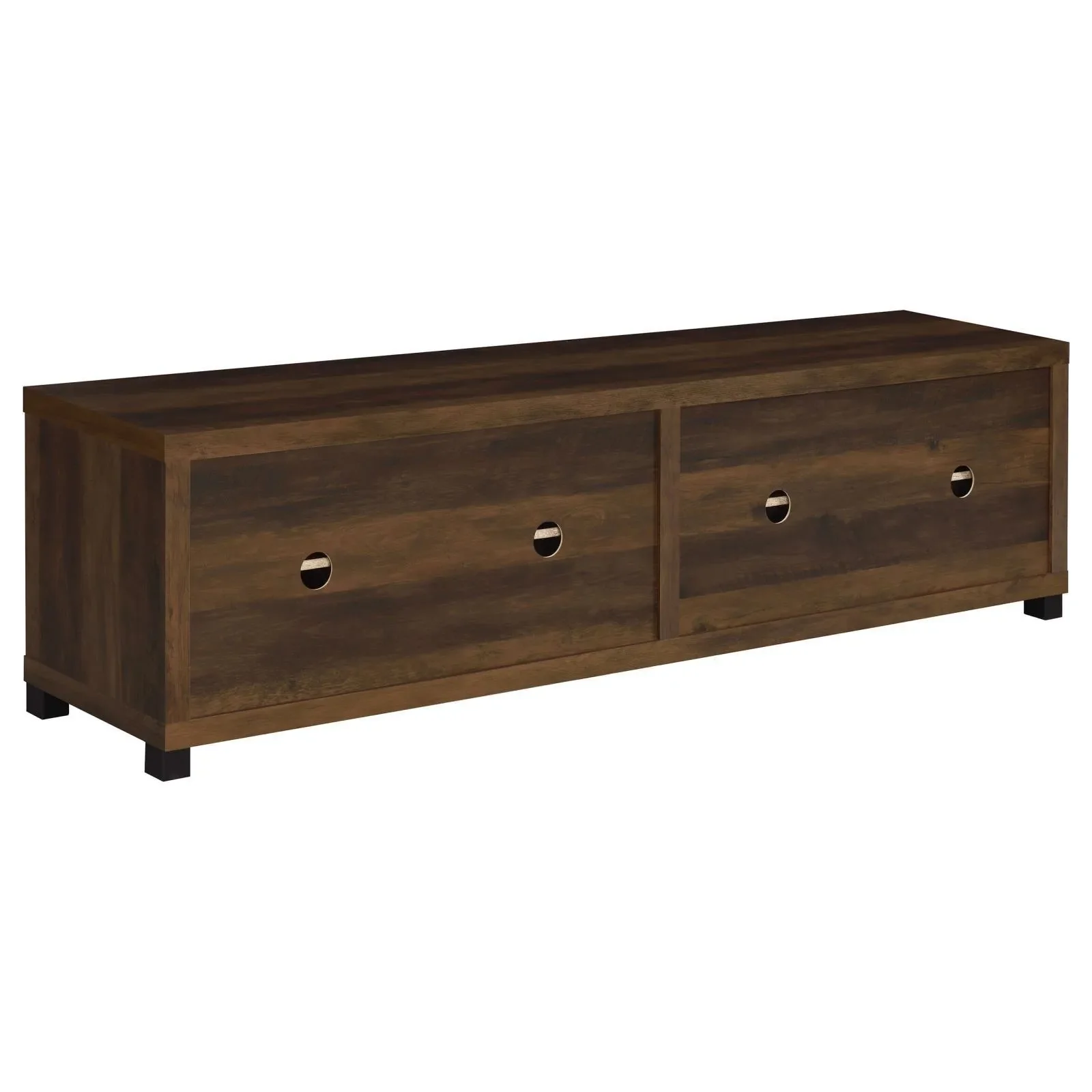 Sachin Rectangular TV Console with Glass Doors - Image 7