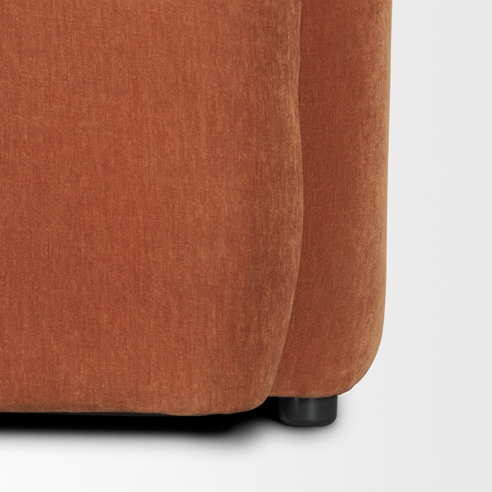Saga Stonewashed Rust 90" Sofa - Image 8