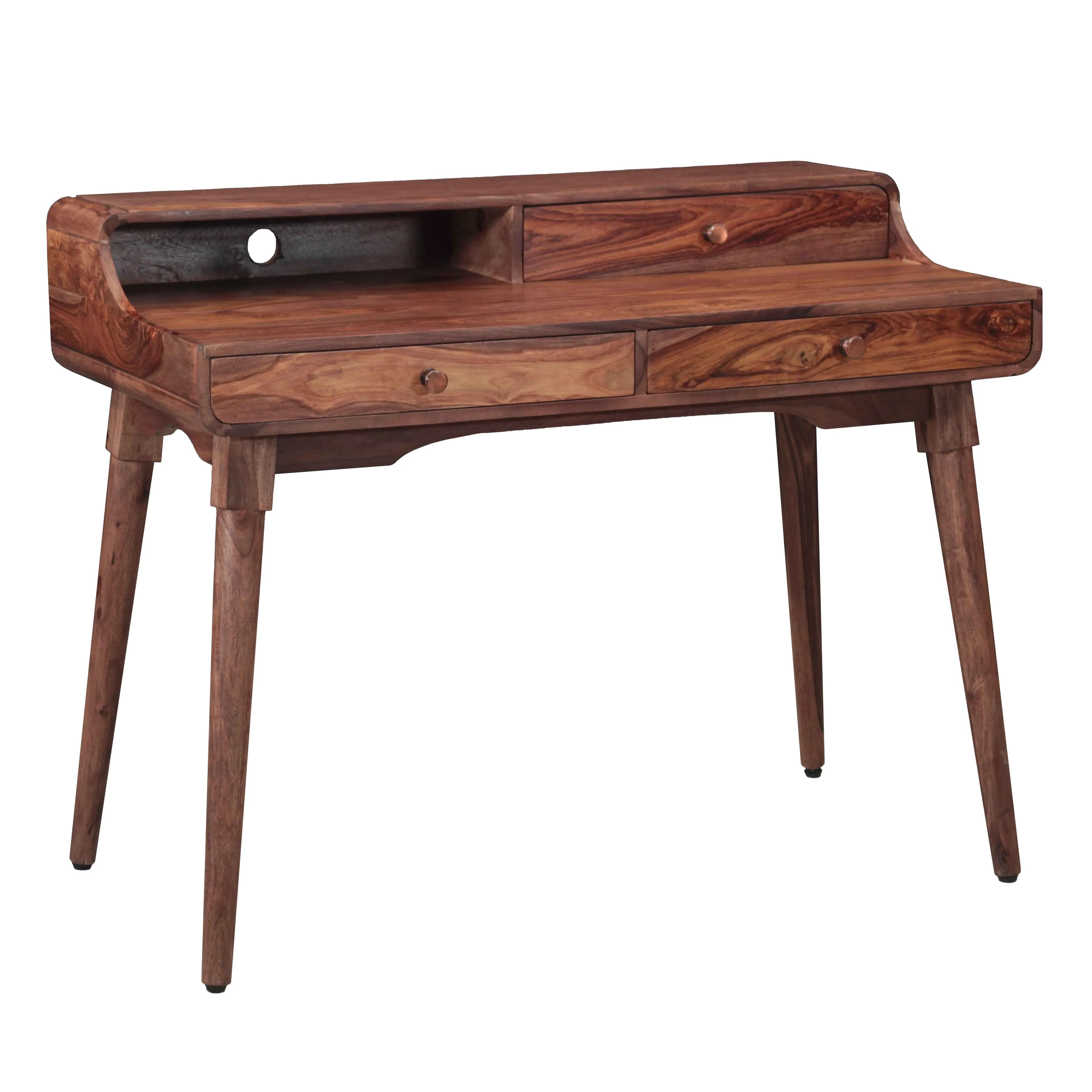Salem Office Desk 45" in Natural Sheesham - Image 6