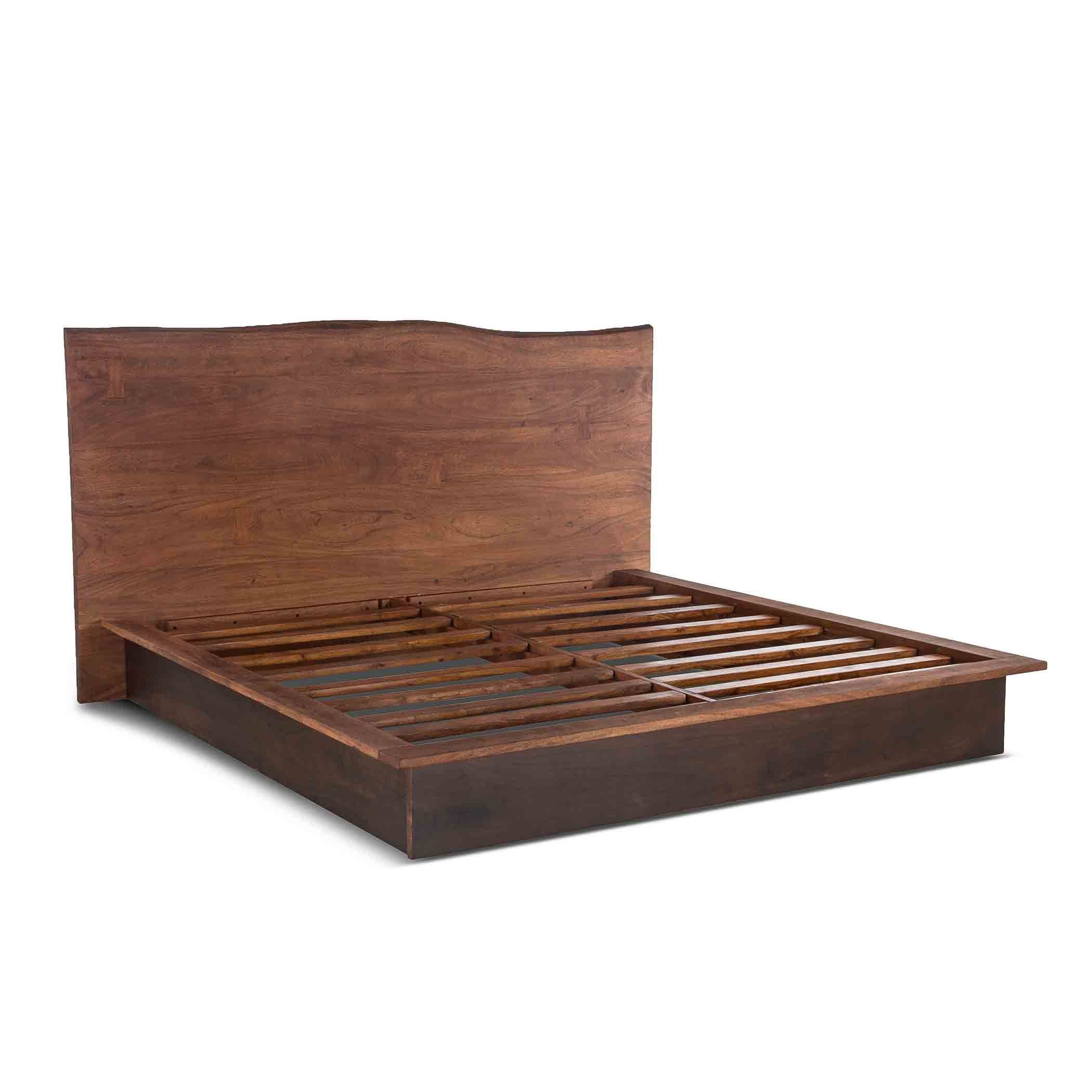 San Marino Queen Bed in Raw Walnut