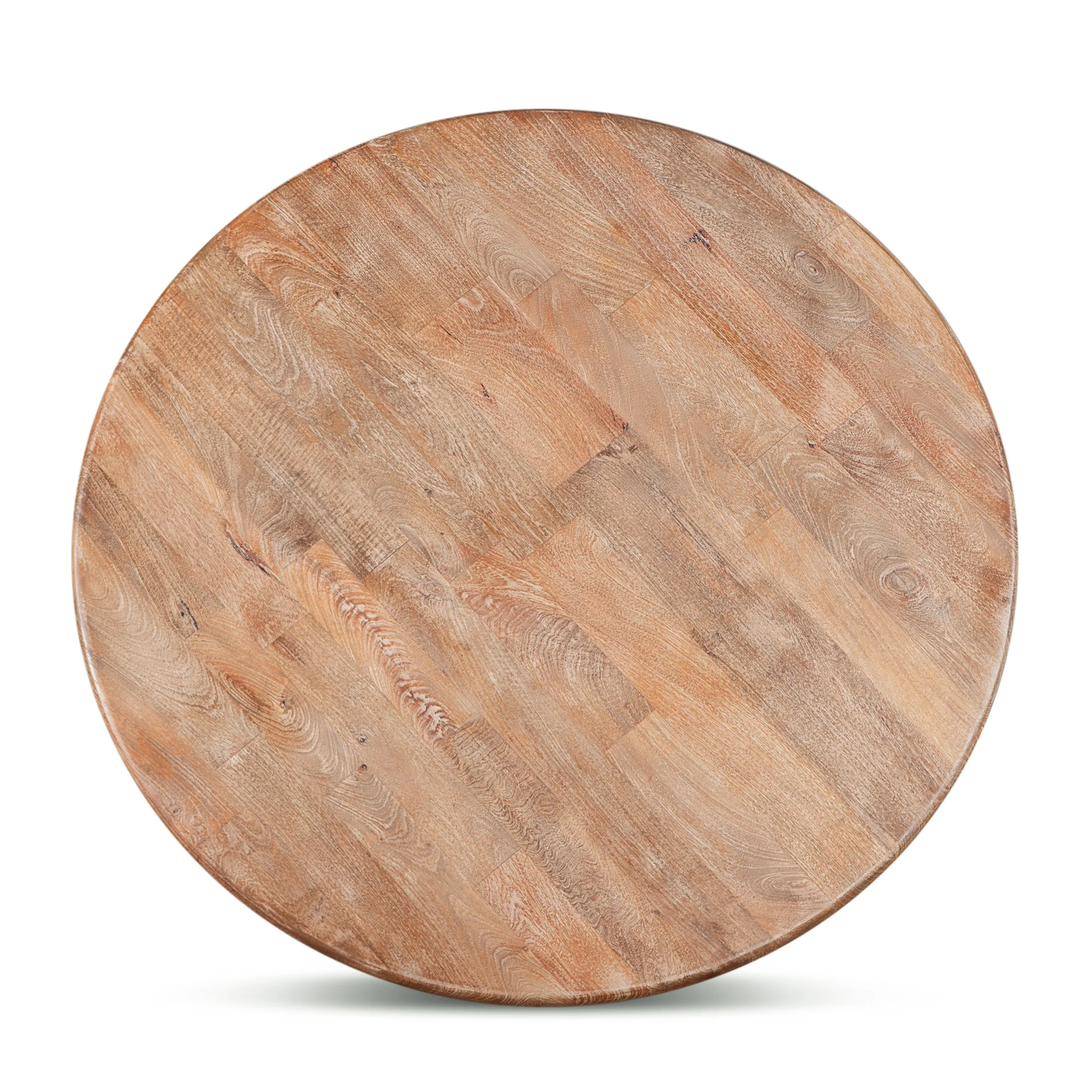 San Rafael 54" Round Dining Table in Antique Oak - Image 6
