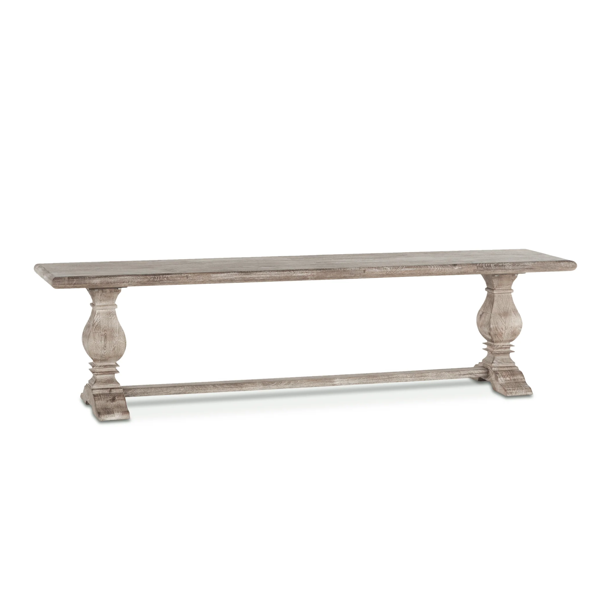 San Rafael 72" Bench in Heirloom White - Image 5