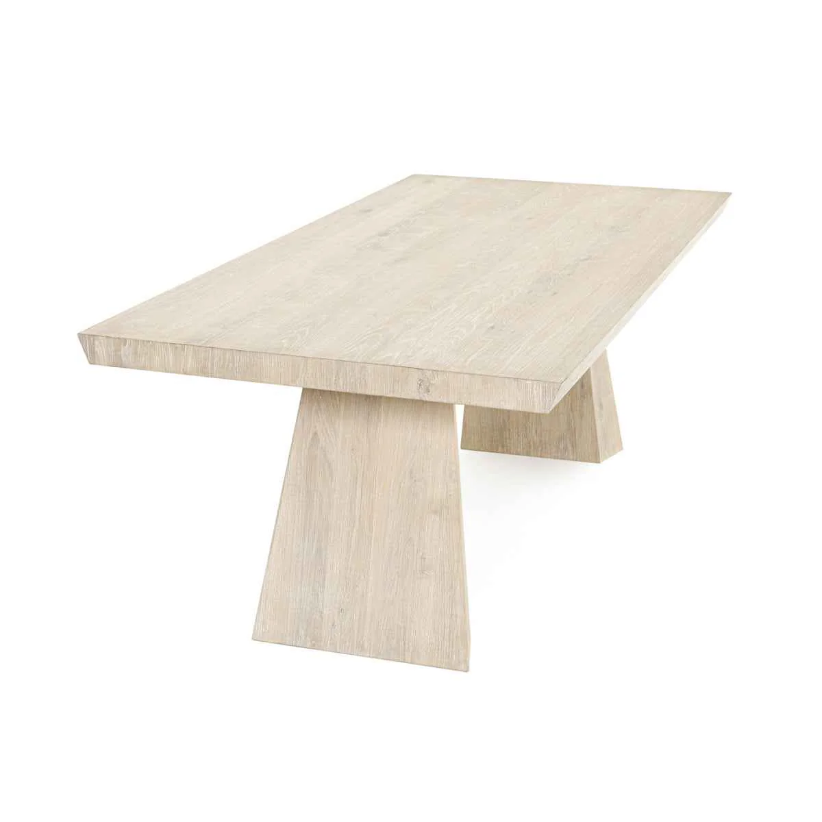 Sanford Dining Table - Cream Washed - Image 4