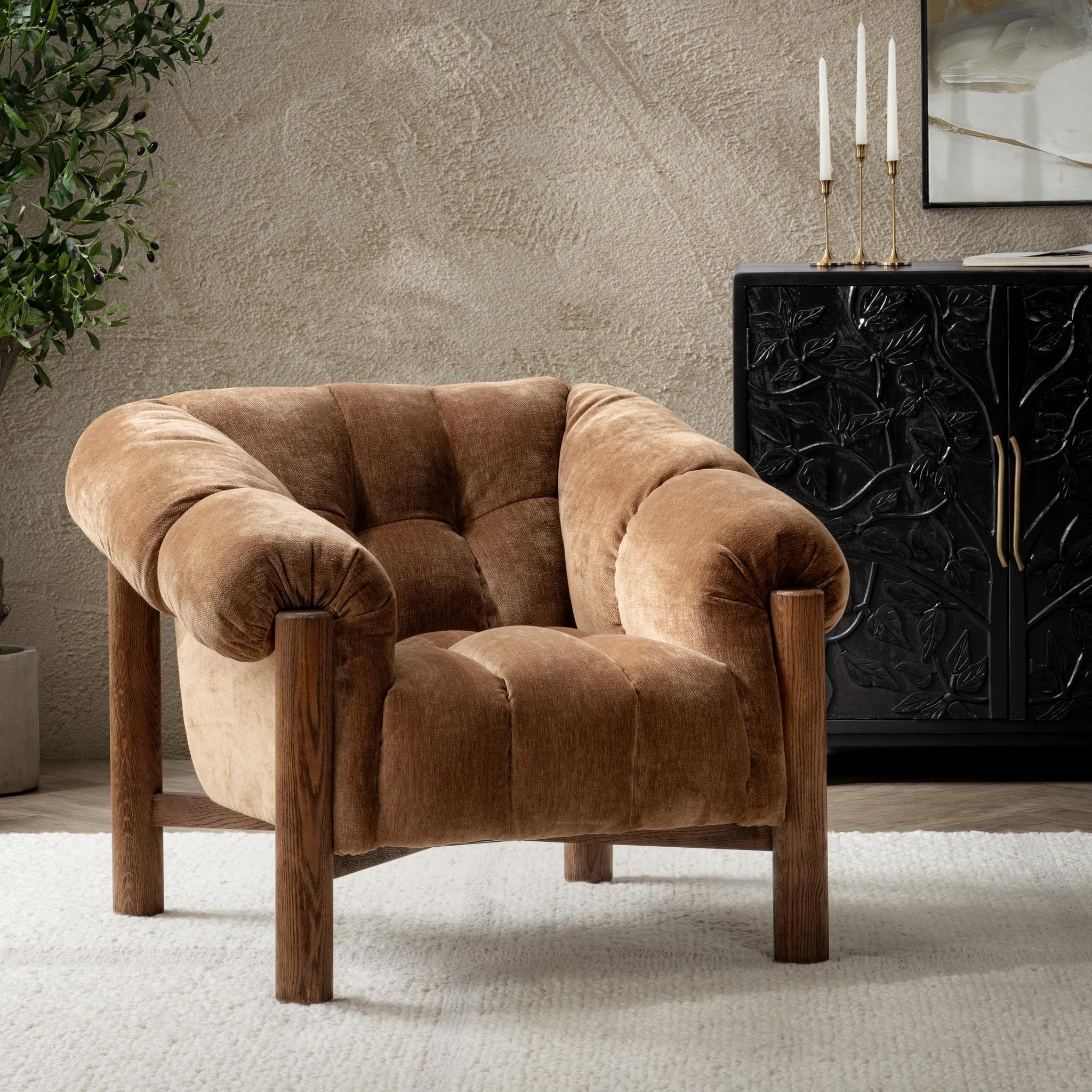 Sansa Accent Chair - Bronze - Image 7
