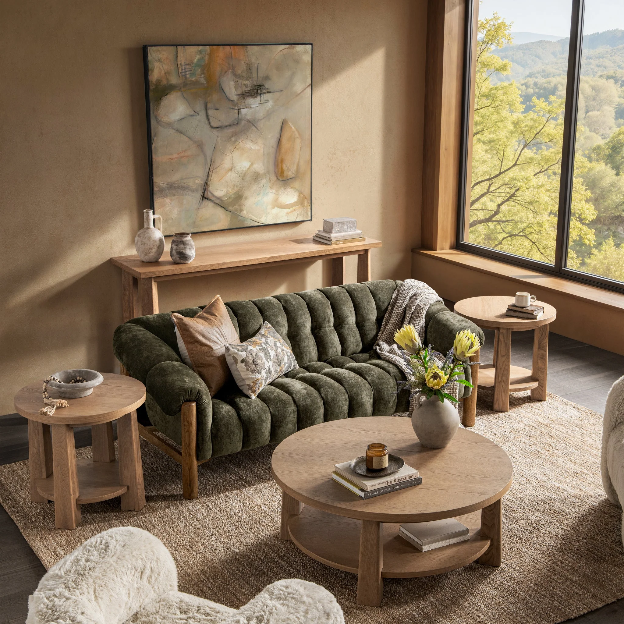 Sansa Sofa - Olive Green - Image 8