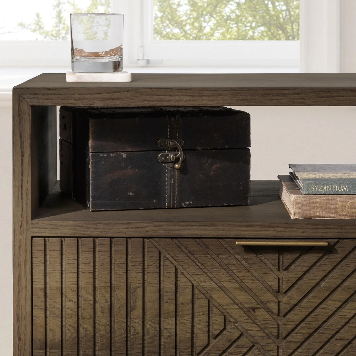 Santa Clara 2 Drawer Nightstand - Toasted Brown - Image 13