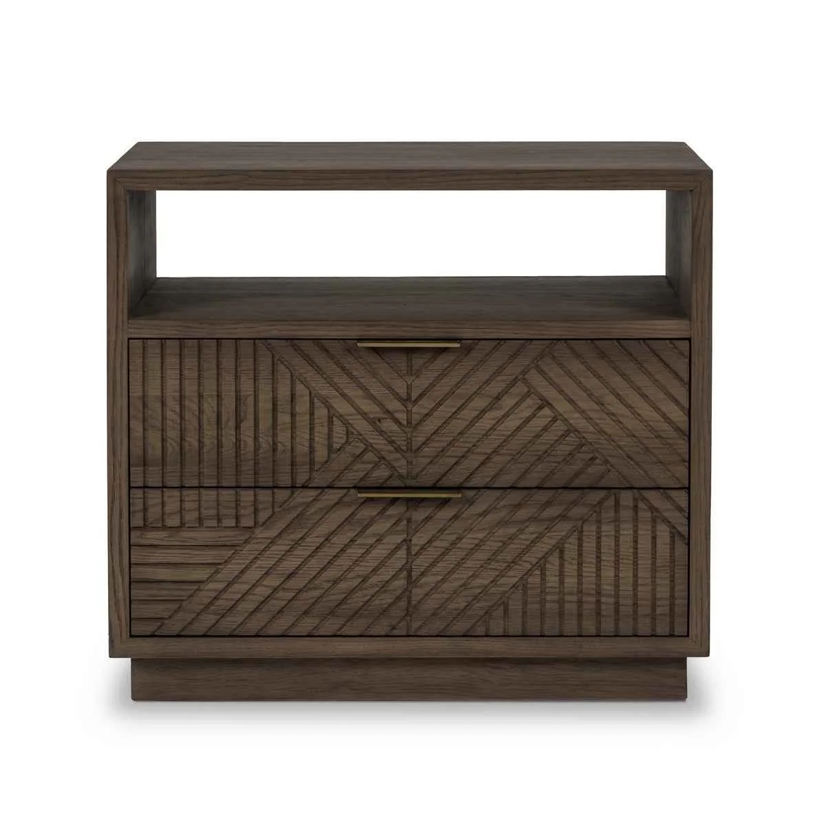 Santa Clara 2 Drawer Nightstand - Toasted Brown - Image 2